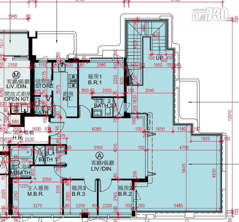 壹沐上樓書涉401伙 面積230呎起主打一房及兩房戶|九龍新盤