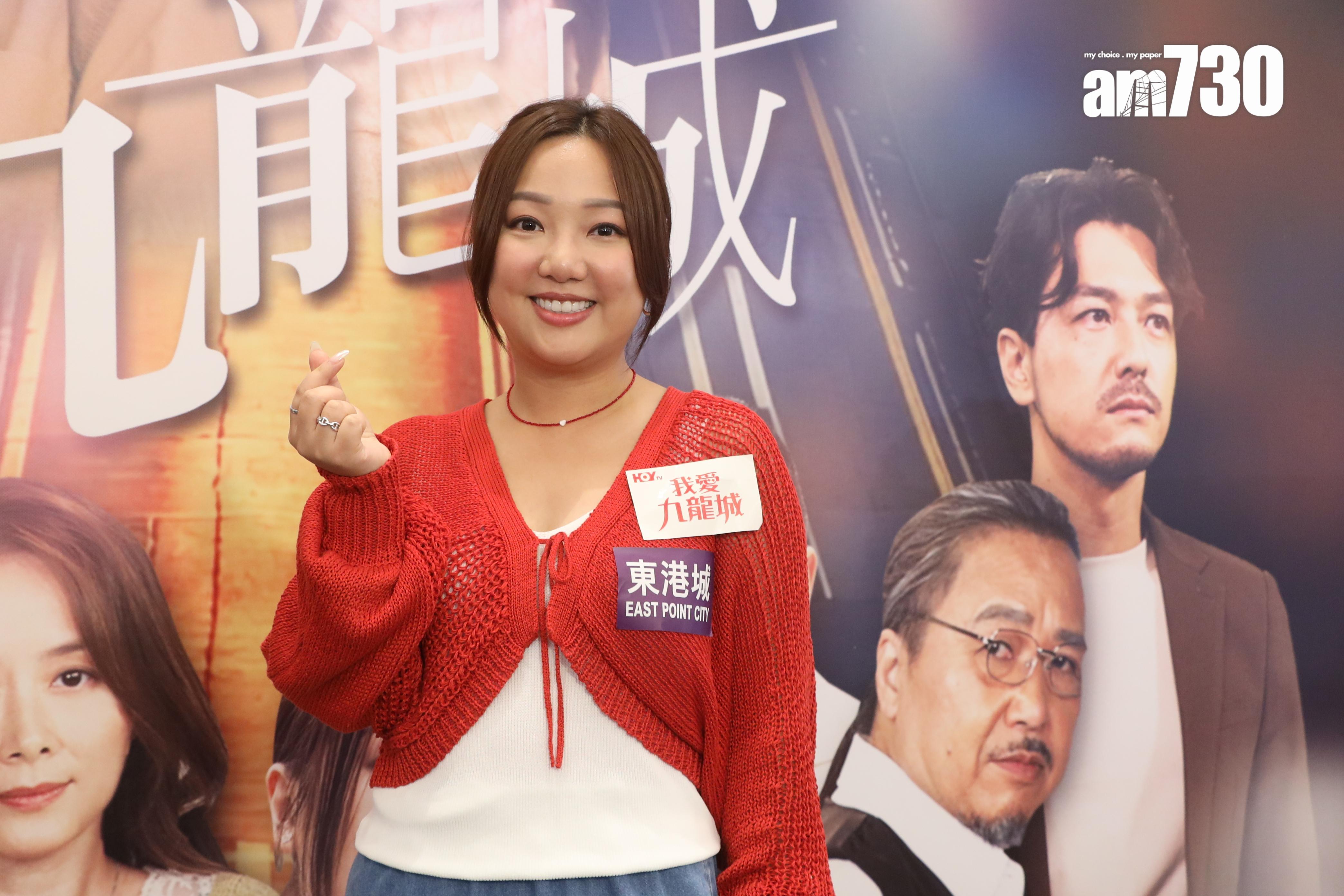 盧頌恩(妹頭)獲陳家樂讚充滿喜感。(娛樂組攝)