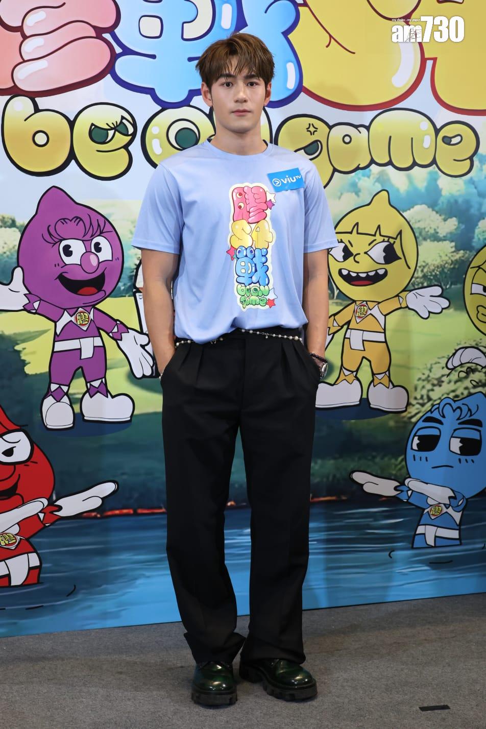 Jeffrey出席《膠戰S4》記者會。(林俊源攝)