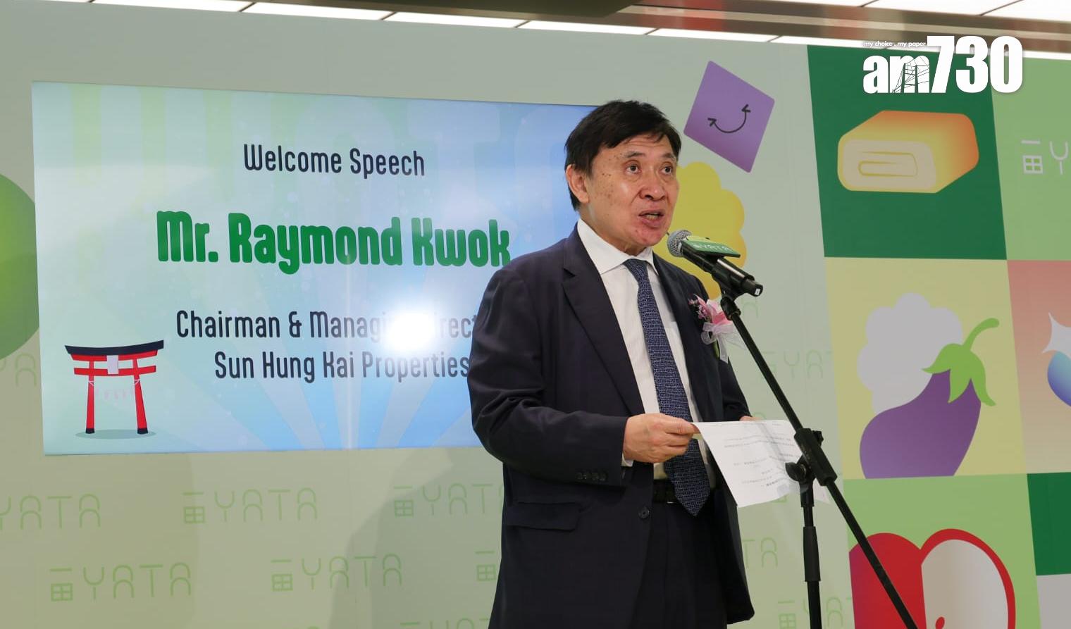 郭炳聯出席旗下一田百貨開幕禮(吳康琦攝)