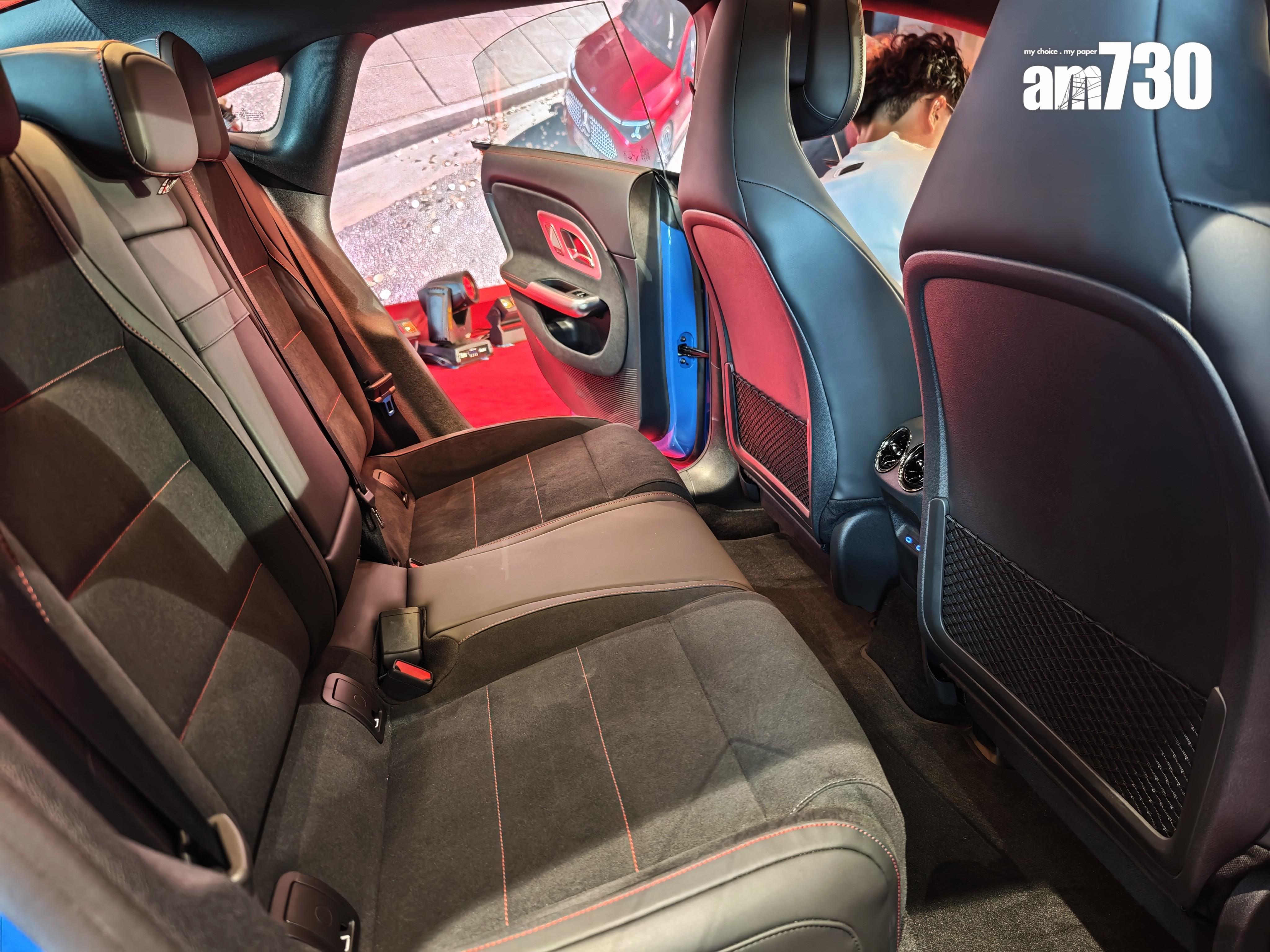 電動車|純電CLA後座空間寬敞。