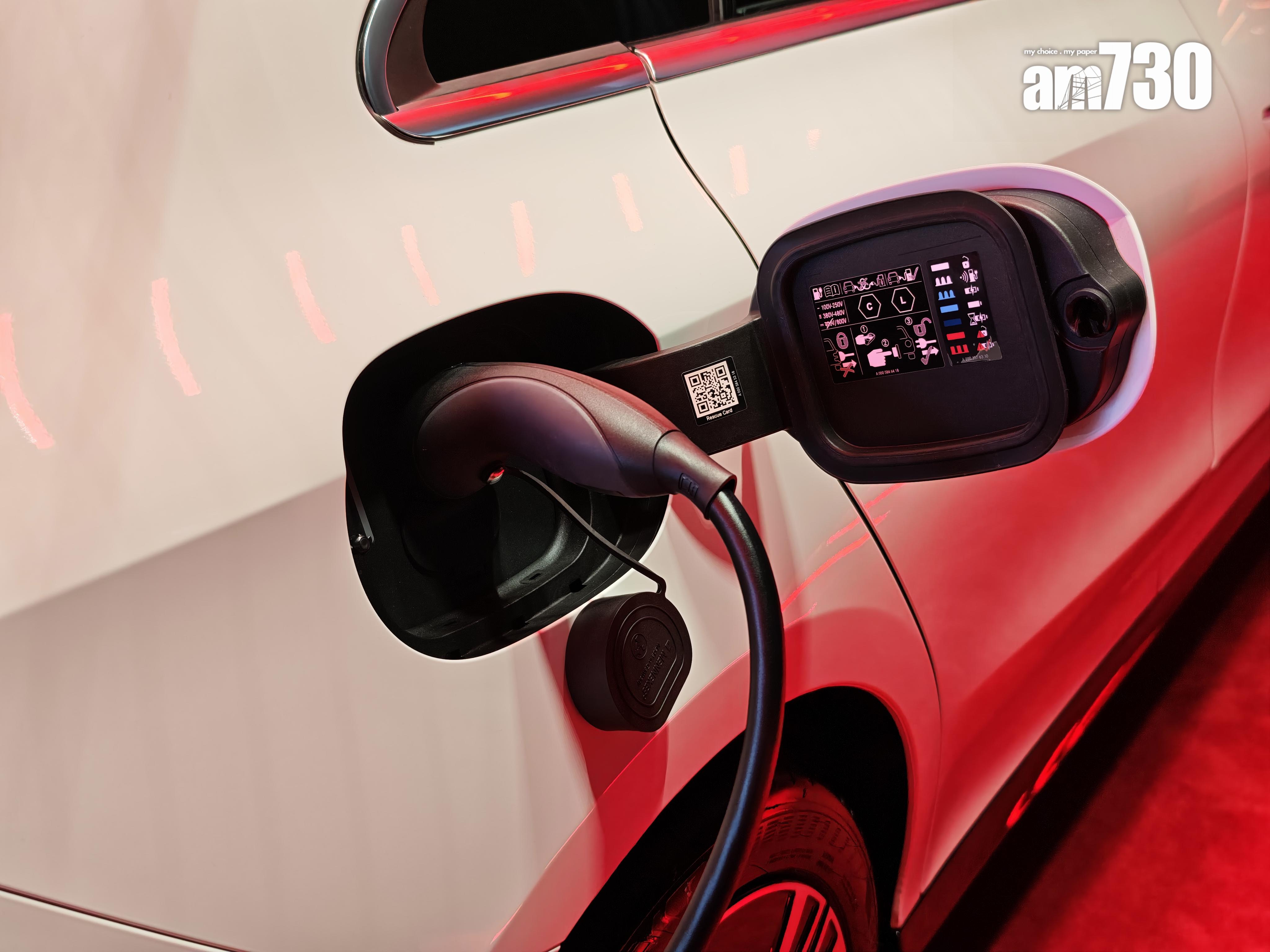 電動車|純電CLA快速充電10分鐘可增加約325公里續航。