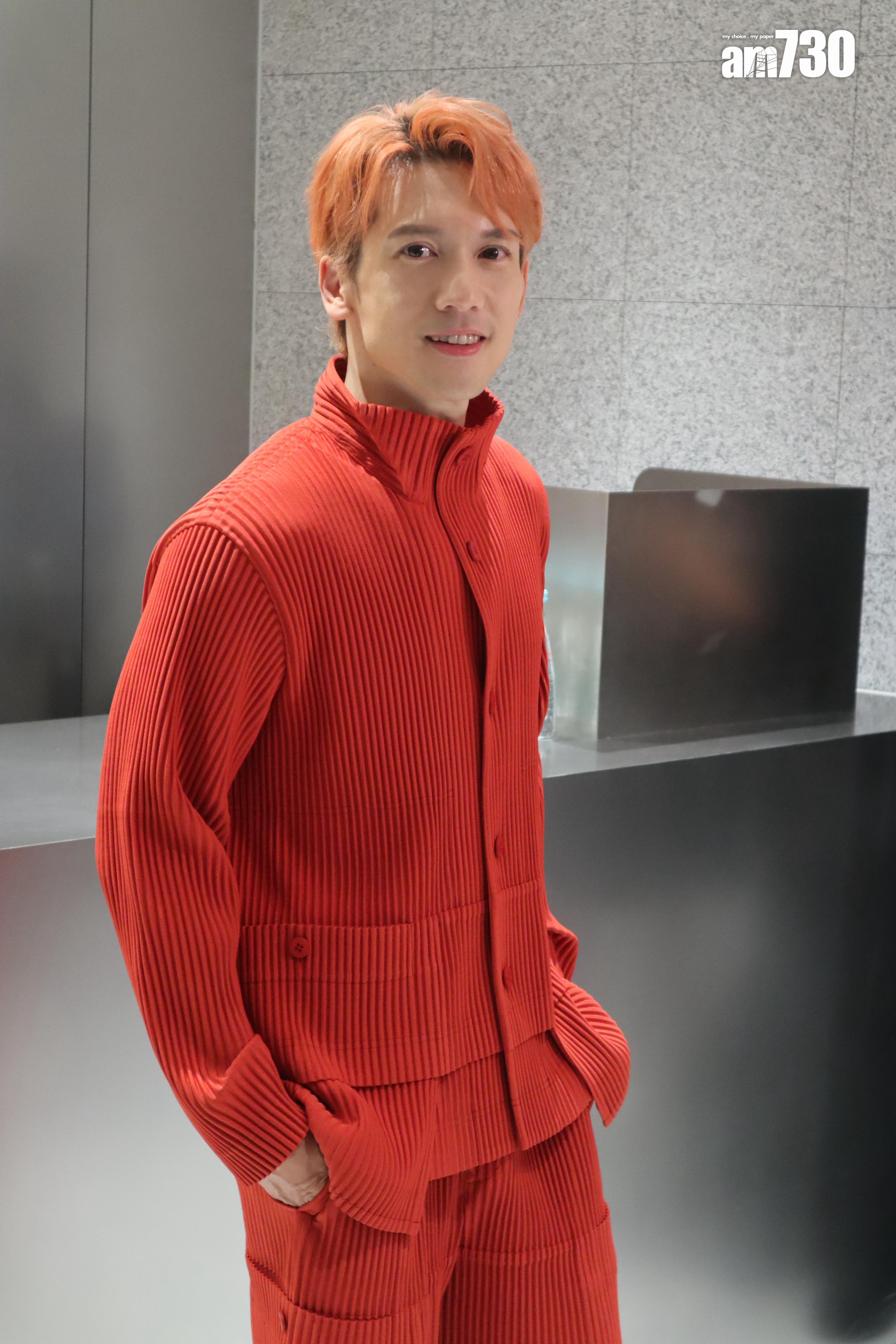 關智斌今日(15日)現身尖沙咀出席服裝品牌活動。(娛樂組攝)