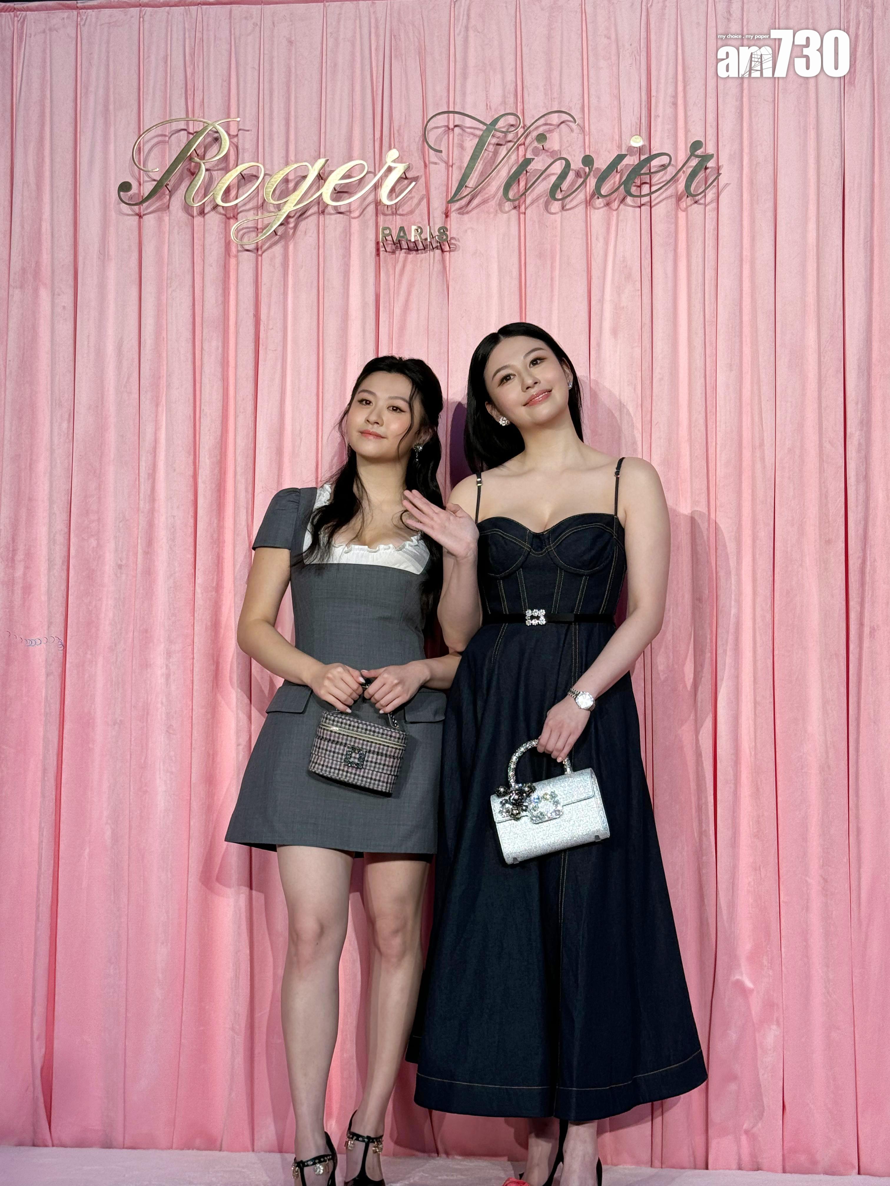 沈月首次姊妹檔出席活動。 (娛樂組攝)