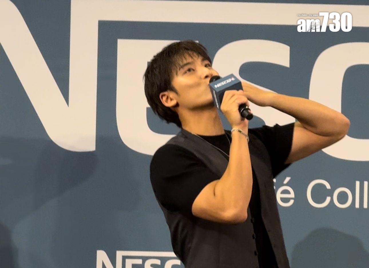 MINGYU臨走前跟粉絲預告本月底會再次來港。 (娛樂組攝)