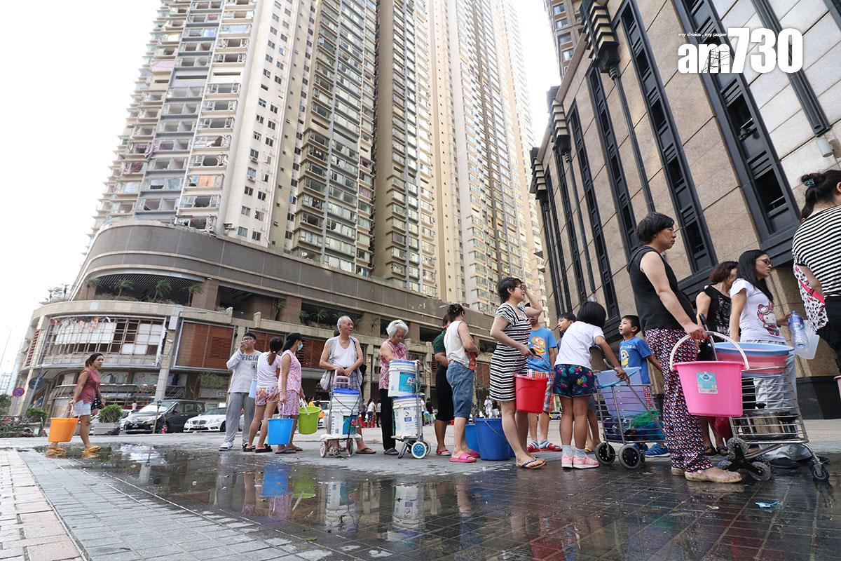 2017年颱風天鴿襲澳後的澳門市況。(資料圖片)