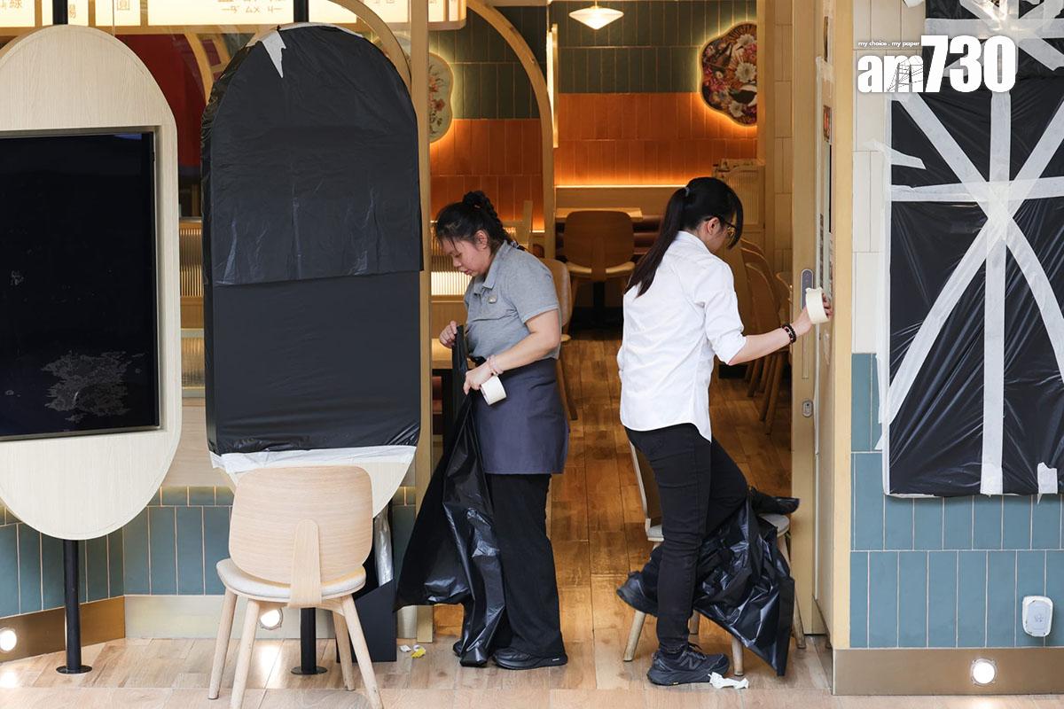 超強颱風樺加沙襲港,各界都嚴陣以待。(吳康琦攝)