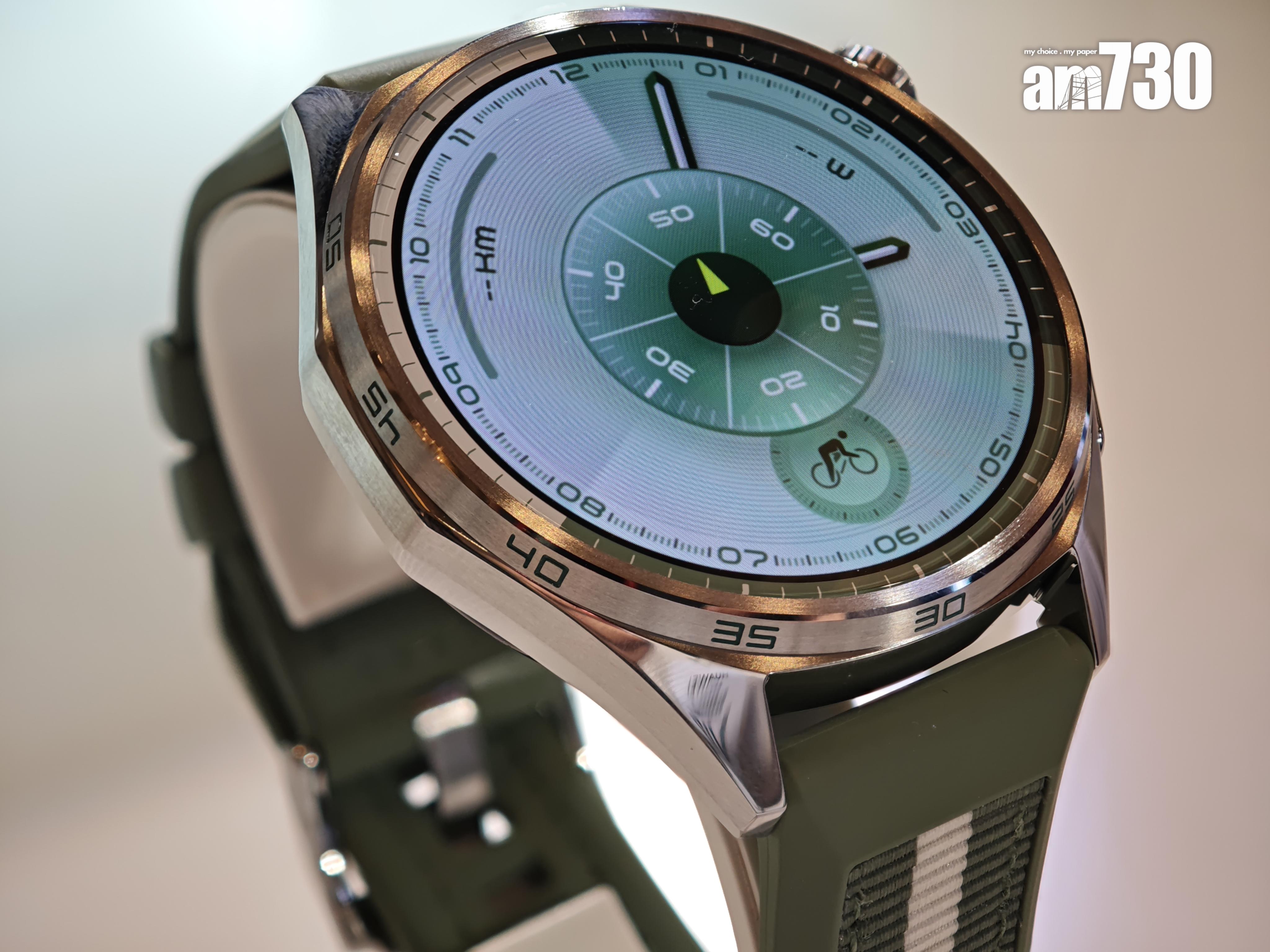HUAWEI WATCH GT 6 46mm以外角內圓設計。