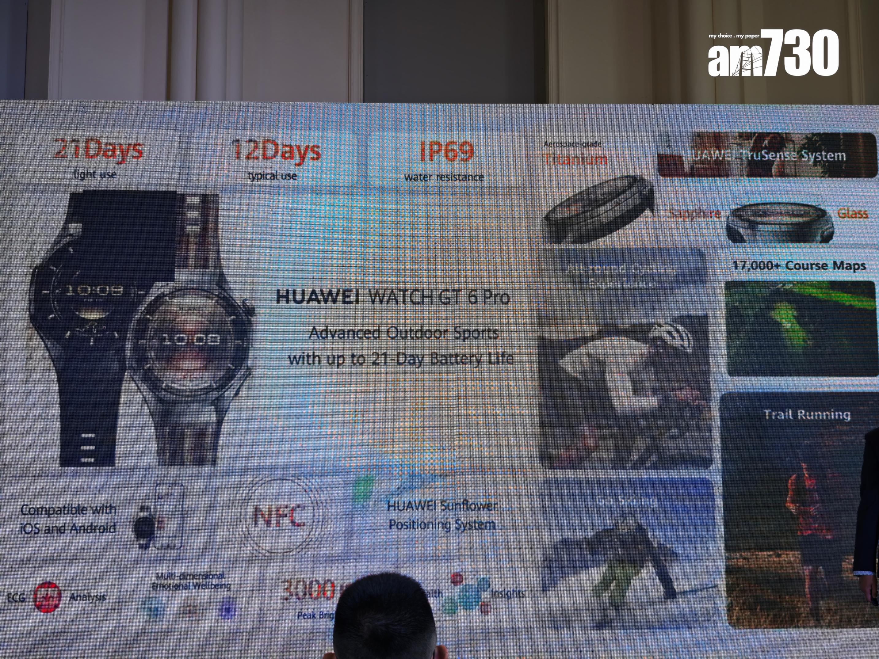 HUAWEI WATCH GT 6 Pro賣點一覽。