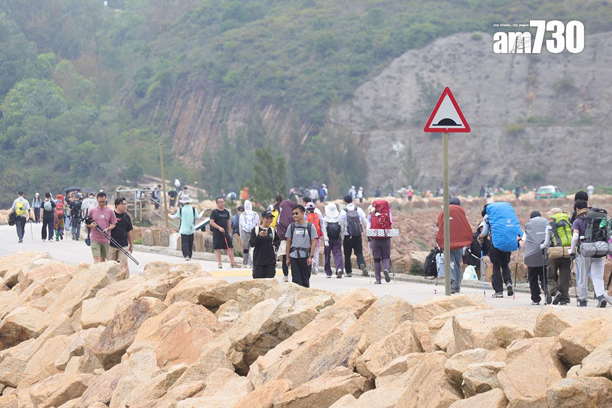 西貢萬宜水庫東壩近年受旅客歡迎。(資料圖片/吳康琦攝)