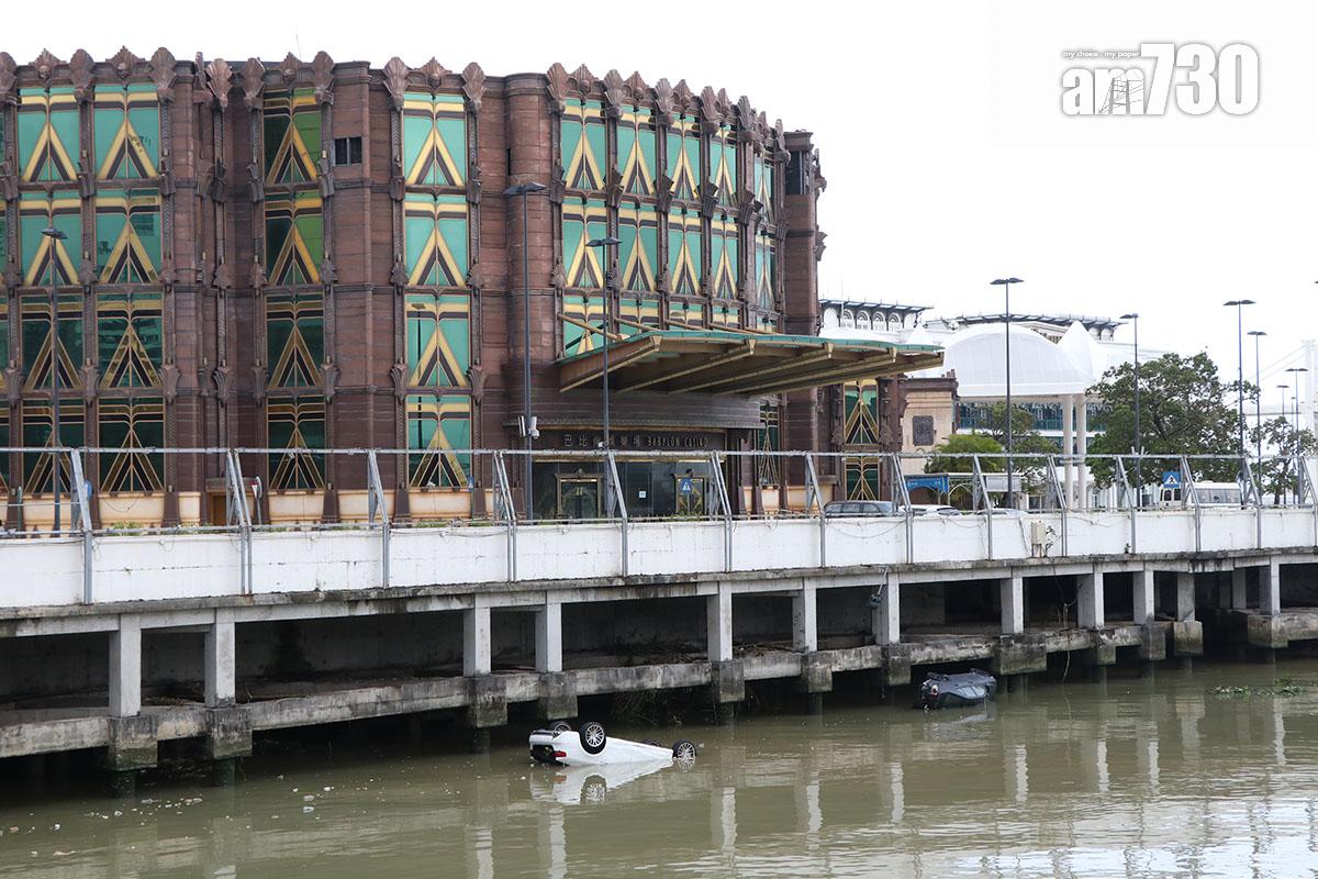 2017年颱風天鴿襲澳後的澳門市況。(資料圖片)