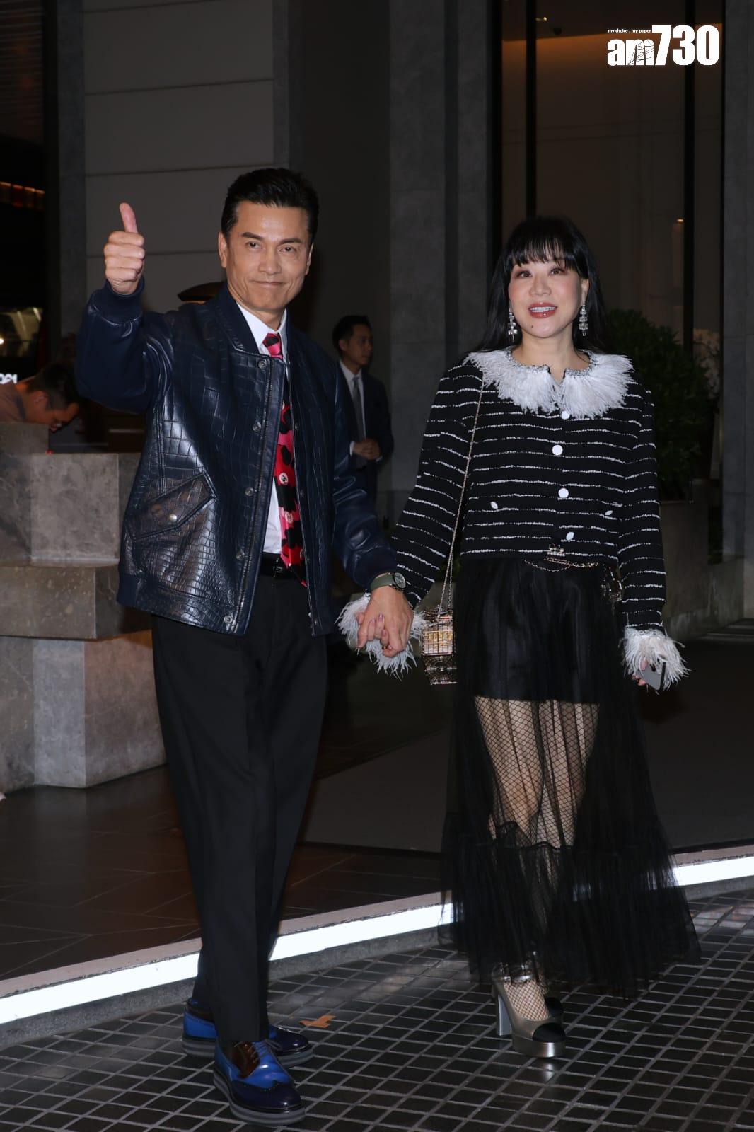 呂良偉與太太楊小娟 (林俊源攝)