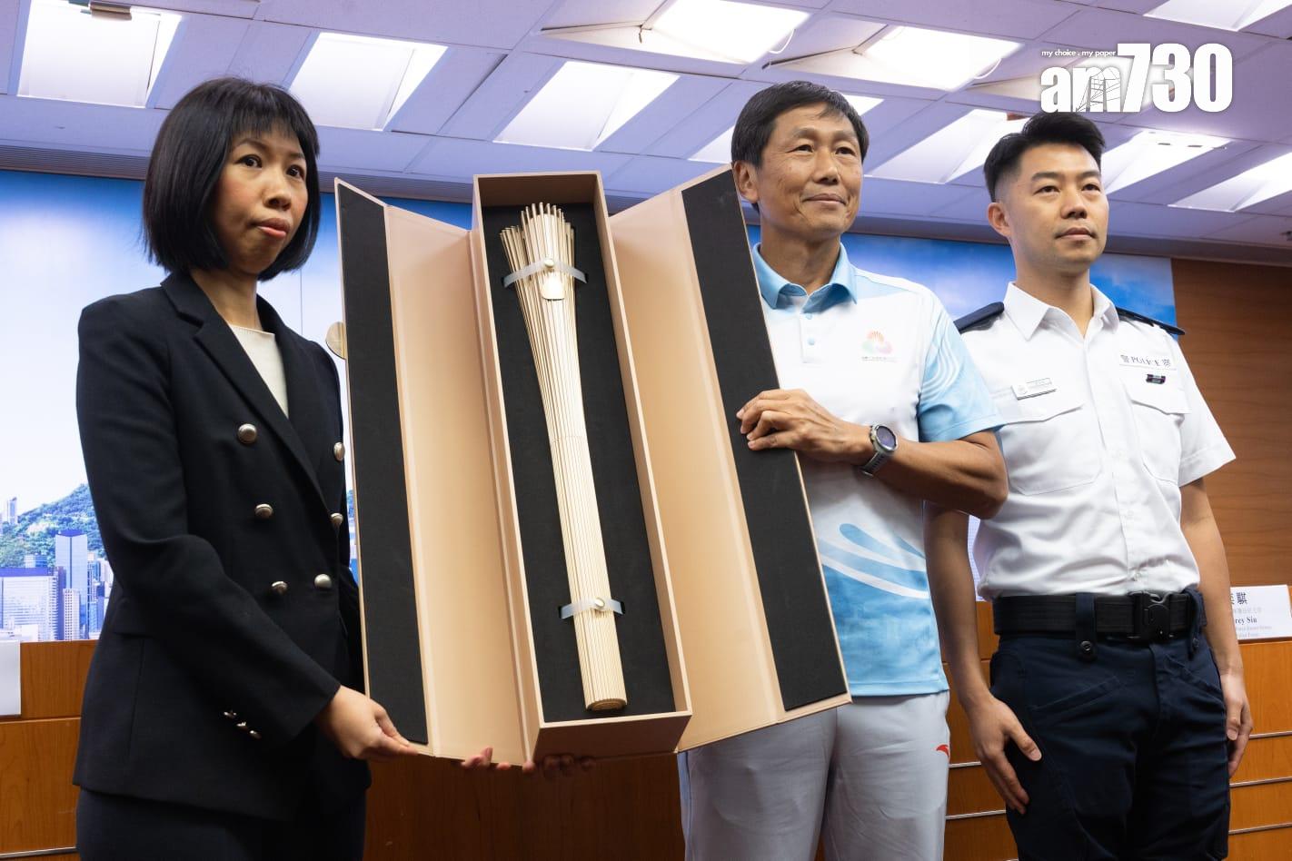 火炬傳遞儀式將於周日舉行。(蘇文傑攝)