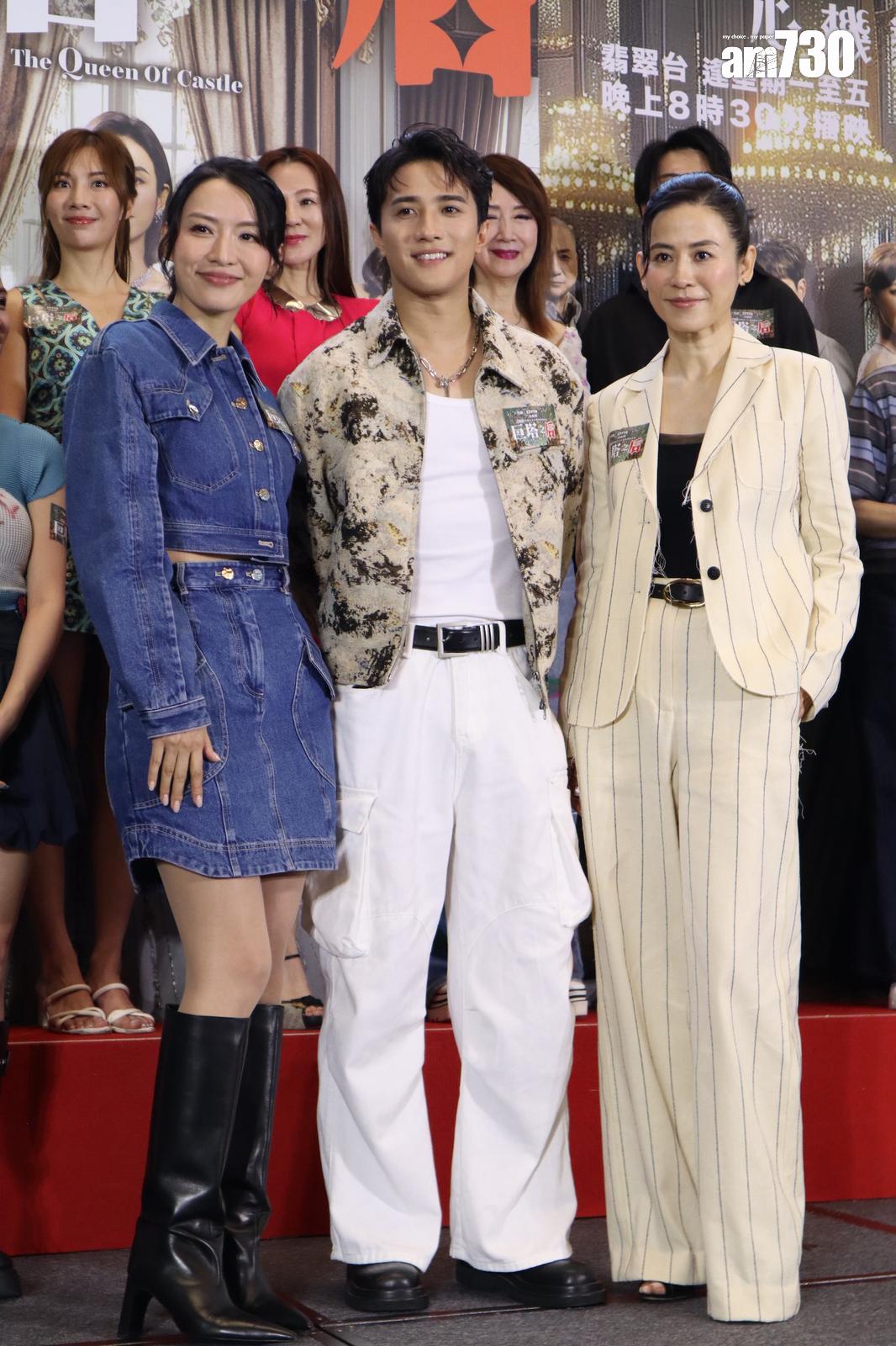 陳煒今日(12日)出席新劇《巨塔之后》宣傳。(娛樂組攝)