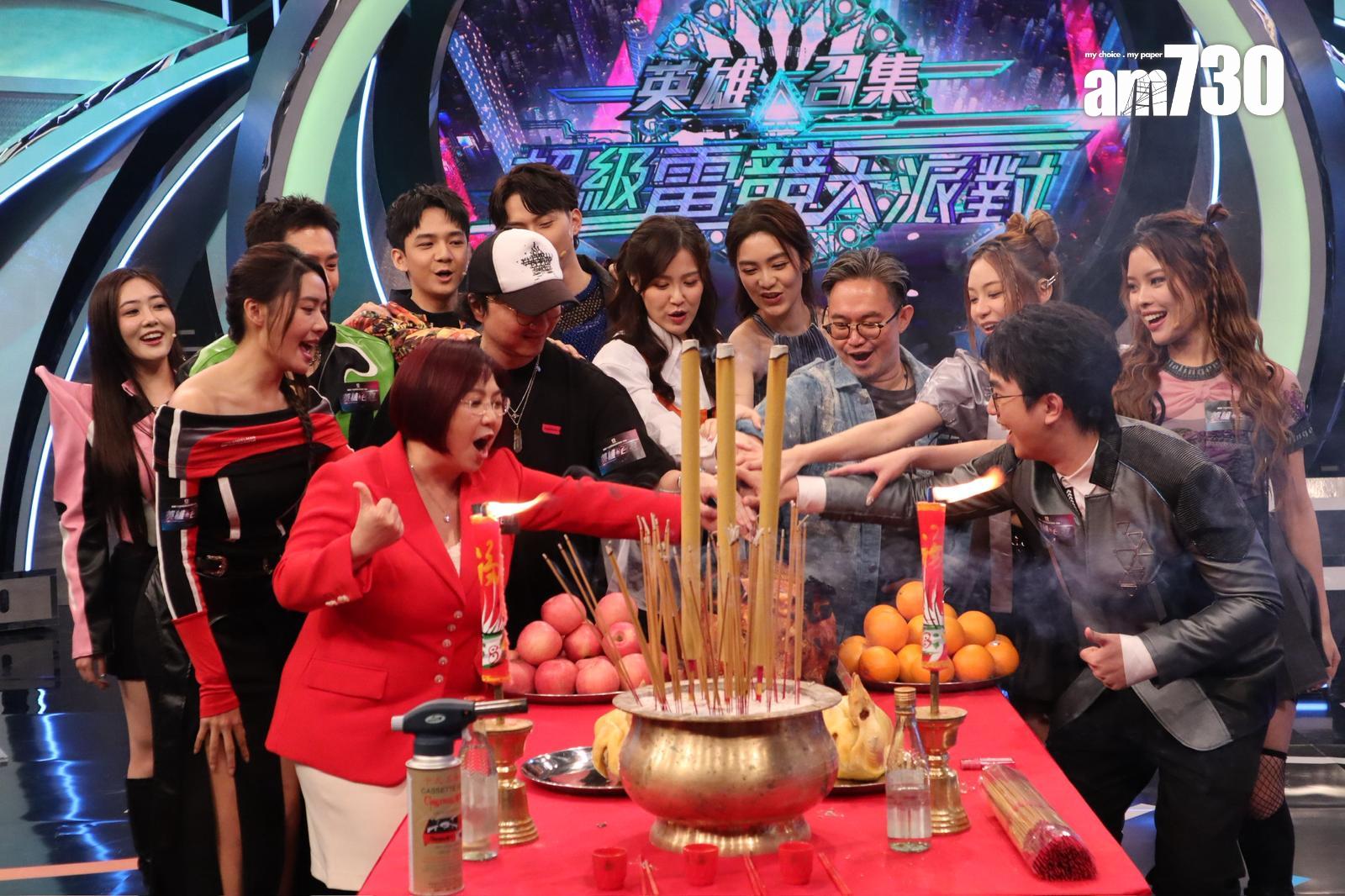 林俊其今日(5日)出席《2025特戰英豪巴黎全球冠軍賽》拜神儀式。(娛樂組攝)