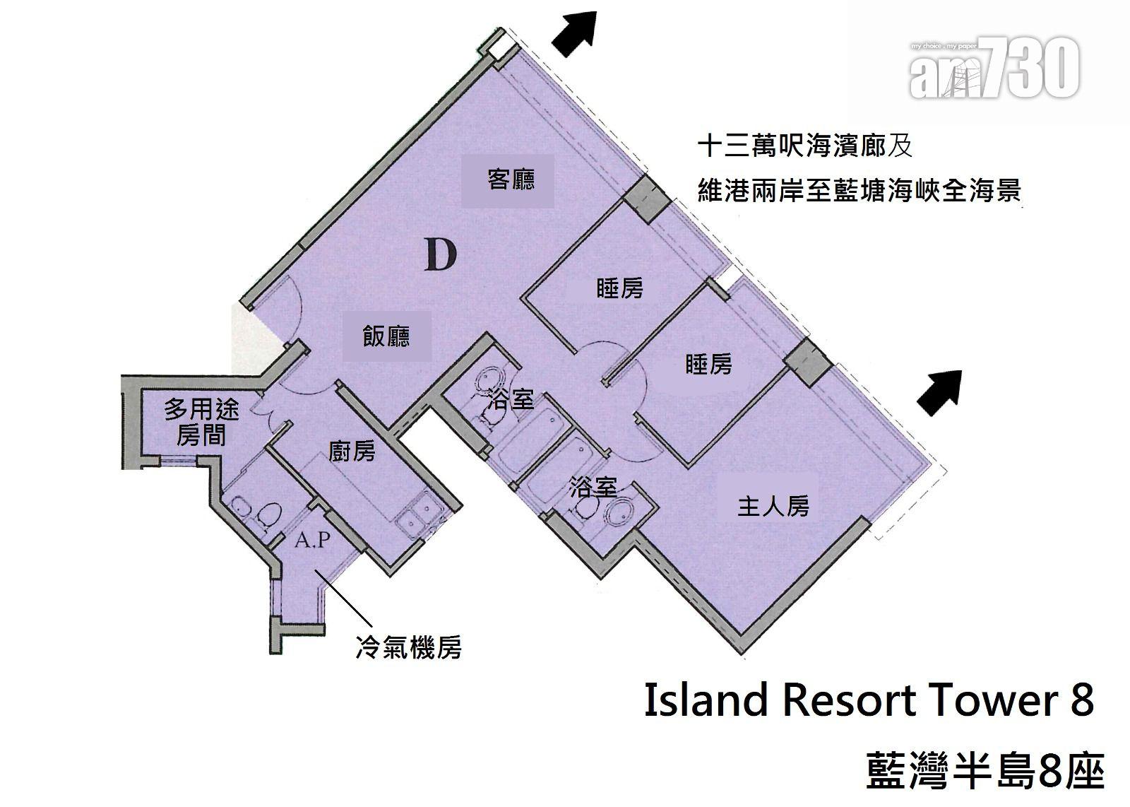 優質放盤搶住買!全海景三房加工人房戶放盤半日1230萬速沽(有圖)|二手樓成交