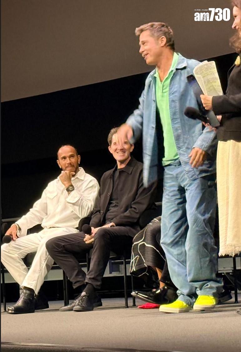 荷李活巨星畢彼特主演電影《F1電影》有望殺入各大頒獎禮。 (Lilly Lui攝)