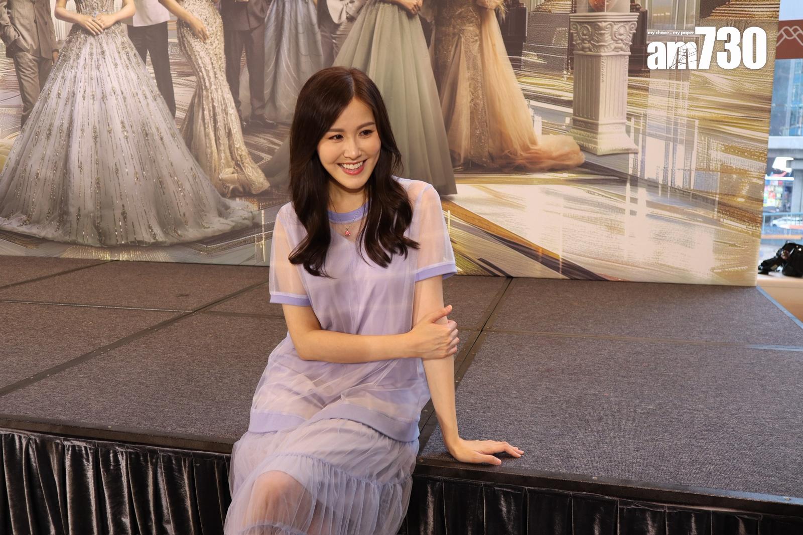 劉佩玥今日(12日)出席新劇《巨塔之后》宣傳。(娛樂組攝)