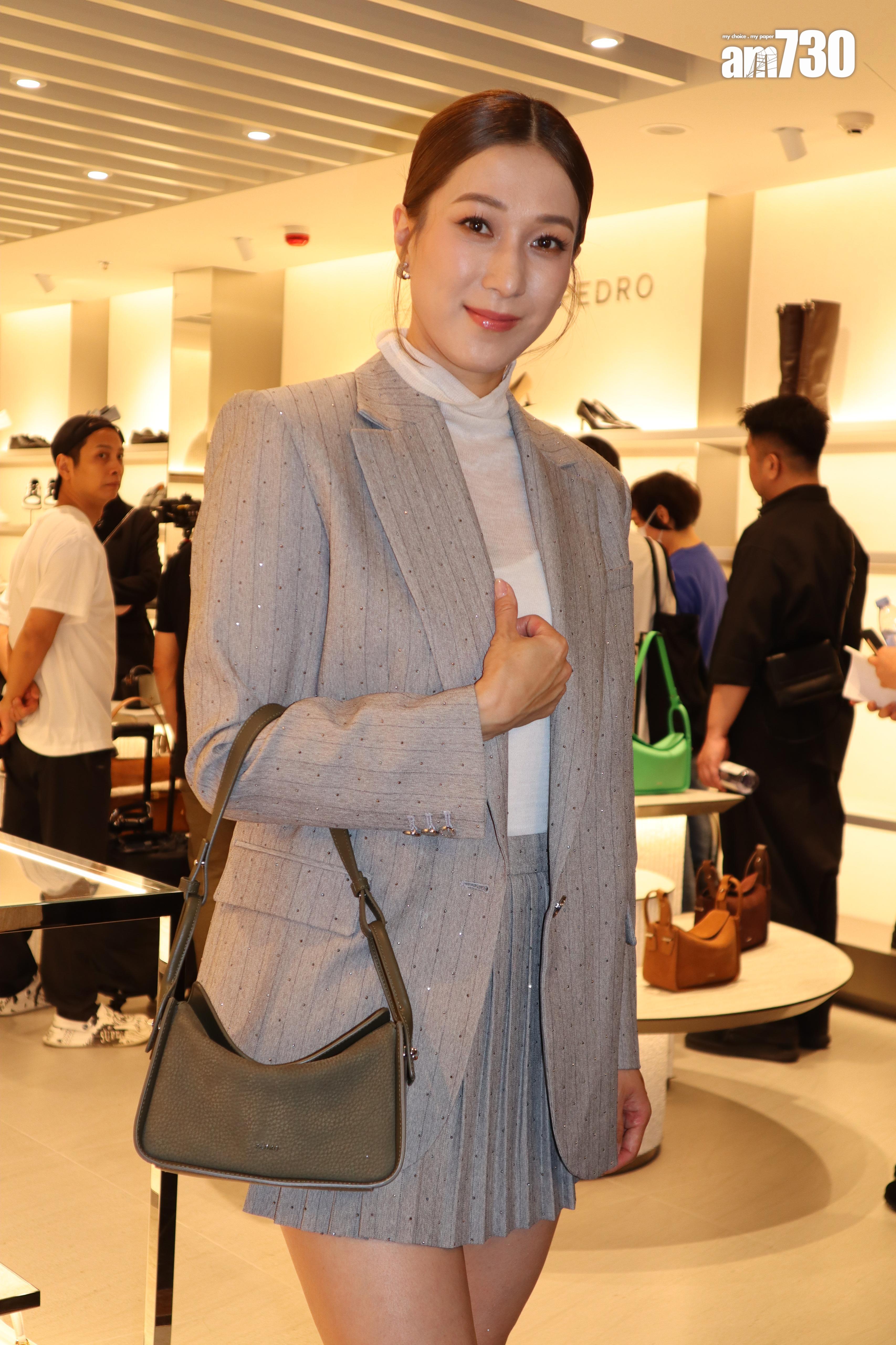 鍾嘉欣感激當年拍《溏心風暴》有許多前輩帶領她演戲。(娛樂組攝)