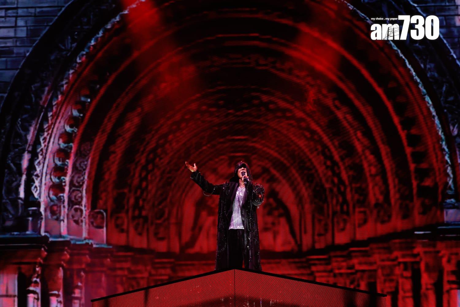 杜德偉(Alex)演唱會《GETUP 世界巡迴演唱會 - 香港站》尾場。(蘇文傑攝)