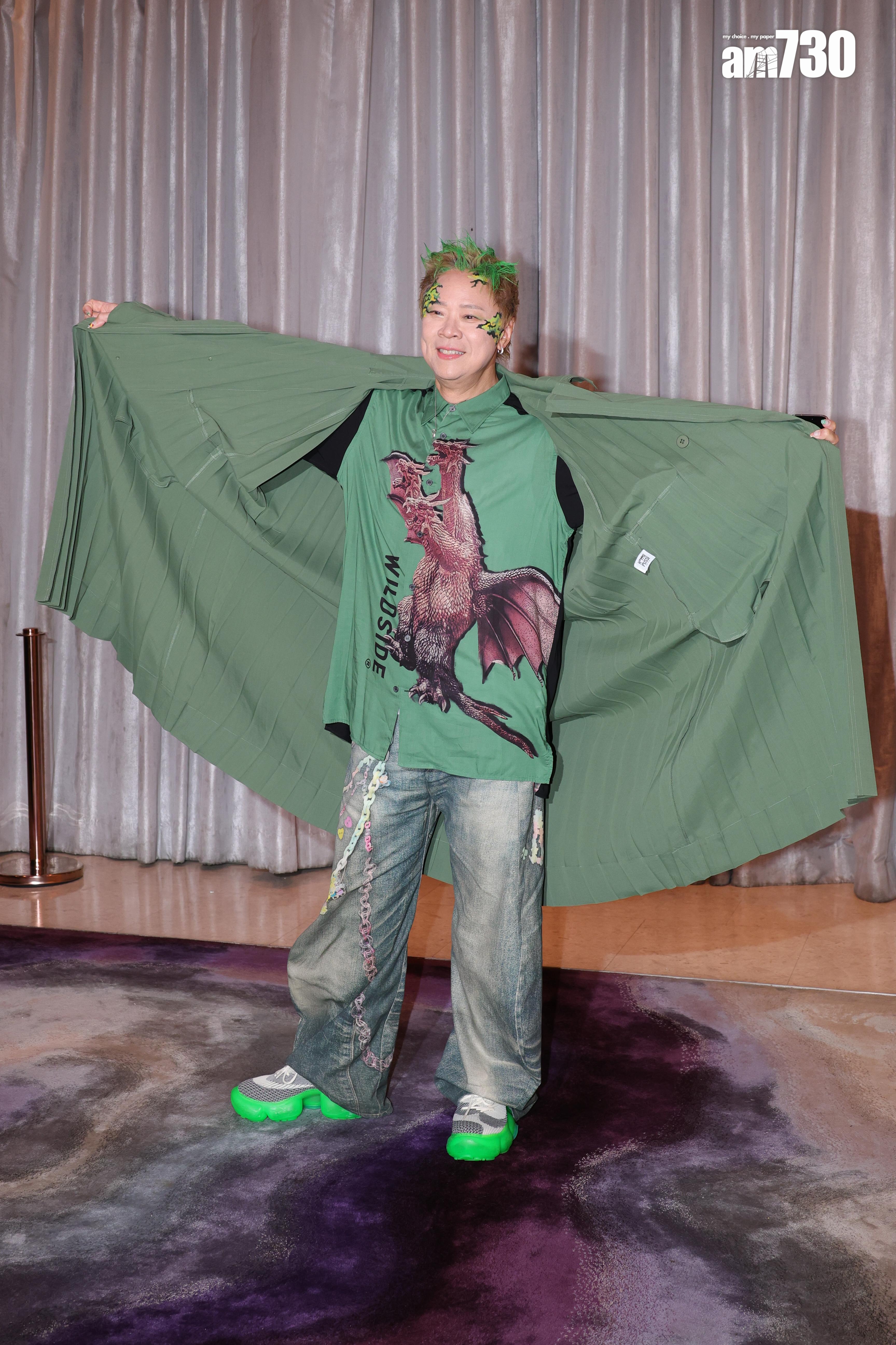 年屆66歲的陳志雲勇於做自己,由打扮到言行均我行我素。