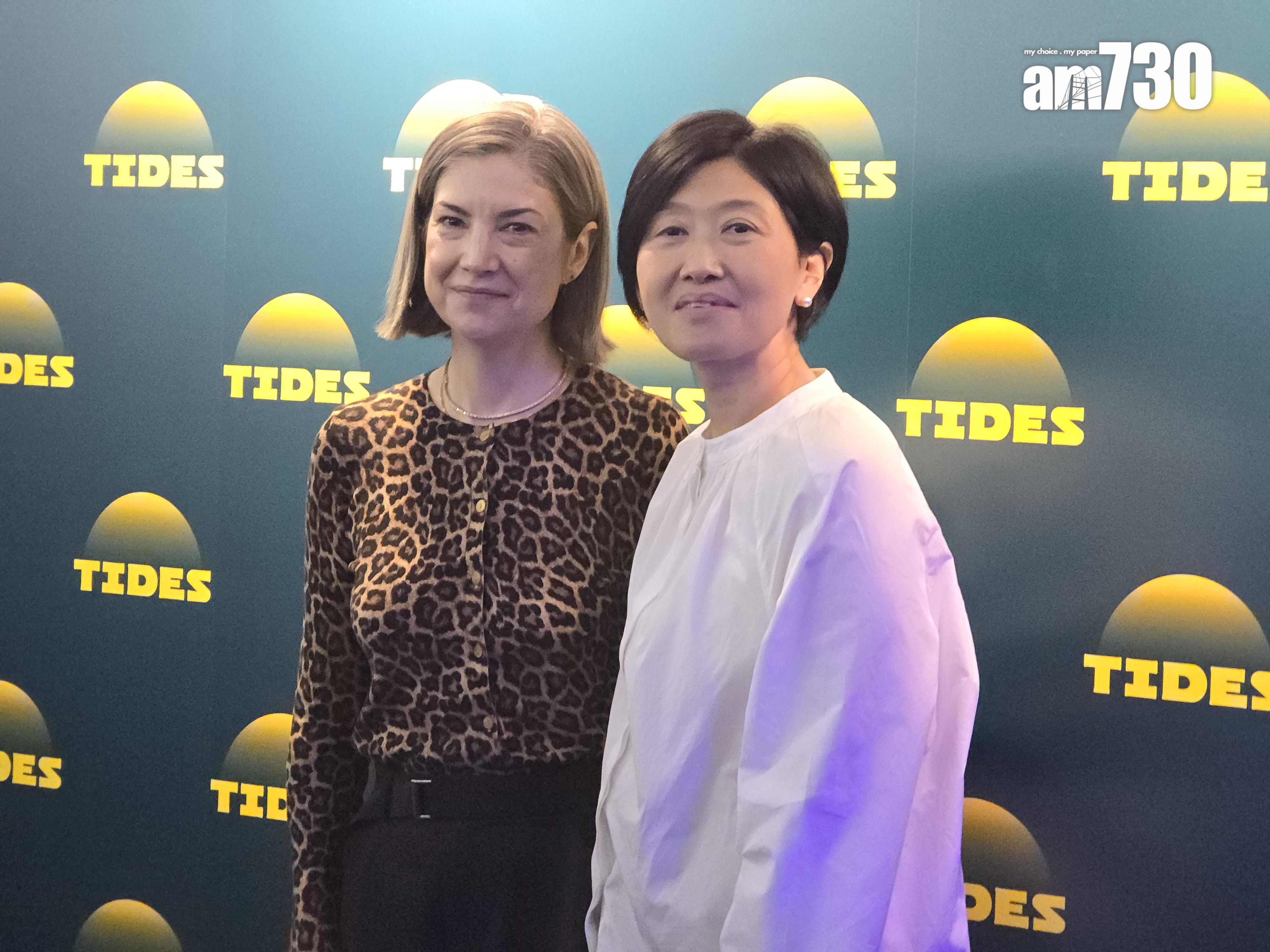 Stephanie Bax(左)及源頴詩(右)。(李朗僑攝)