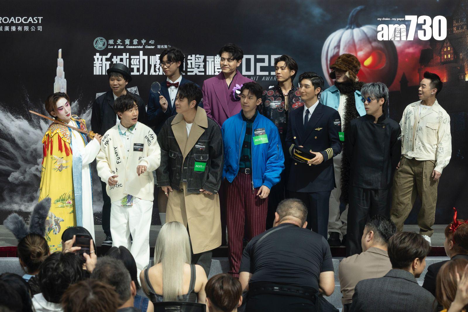 梁釗峰出席《「新城勁爆頒獎禮2025」The HelloWin Party》。(蘇文傑攝)