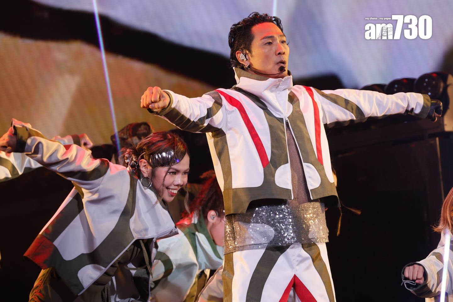 杜德偉(Alex)演唱會《GETUP 世界巡迴演唱會 - 香港站》尾場。(蘇文傑攝)