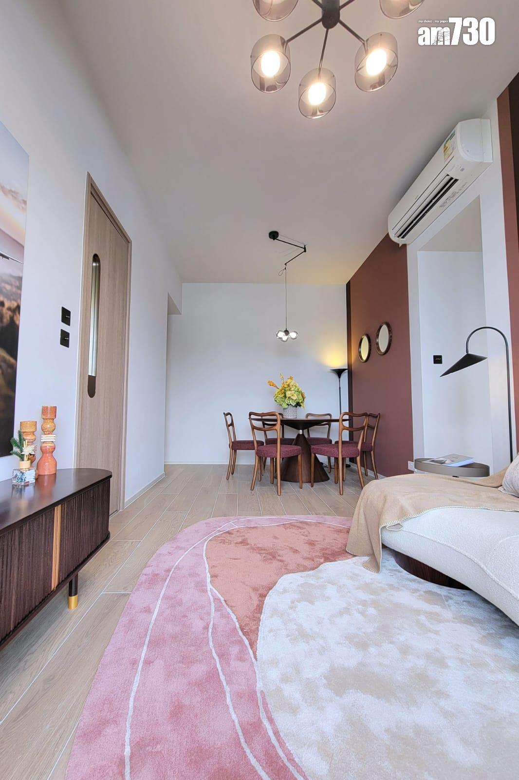 柏蔚森示範單位|666呎連裝修三房戶 廳房均享遊艇海景 (多圖有片)|啟德新盤