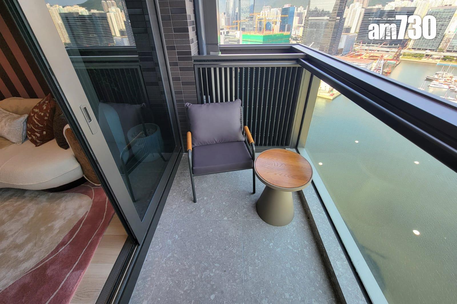 柏蔚森示範單位|666呎連裝修三房戶 廳房均享遊艇海景 (多圖有片)|啟德新盤