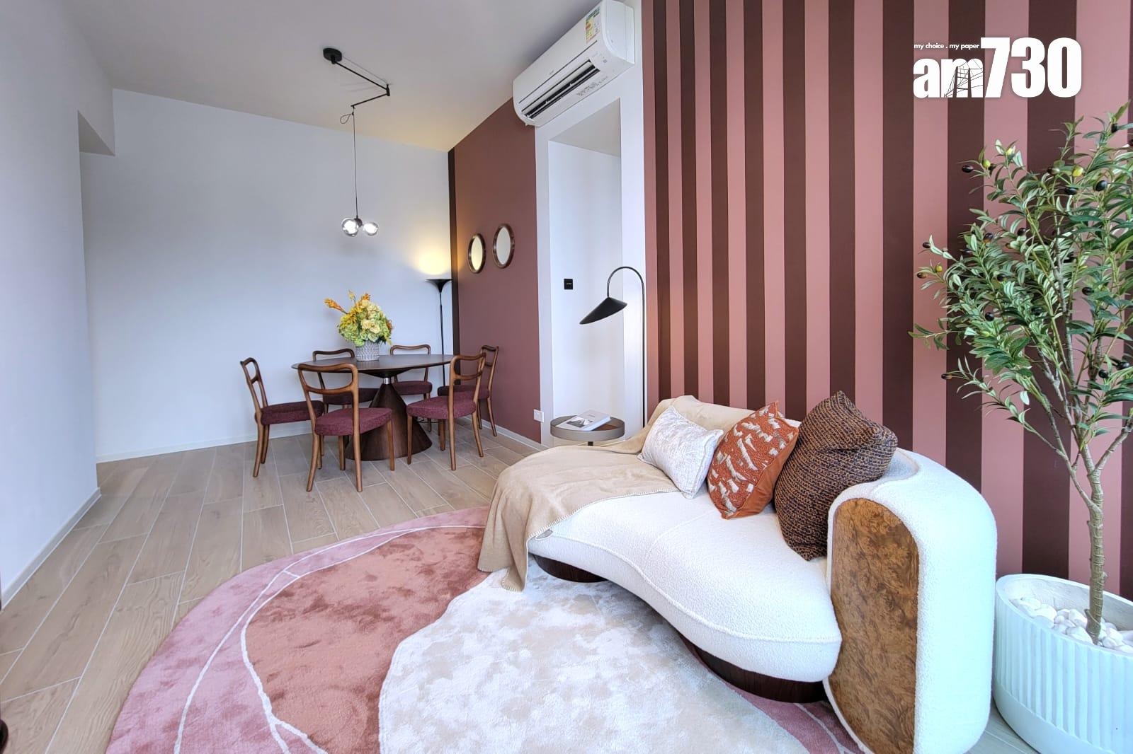 柏蔚森示範單位|666呎連裝修三房戶 廳房均享遊艇海景 (多圖有片)|啟德新盤