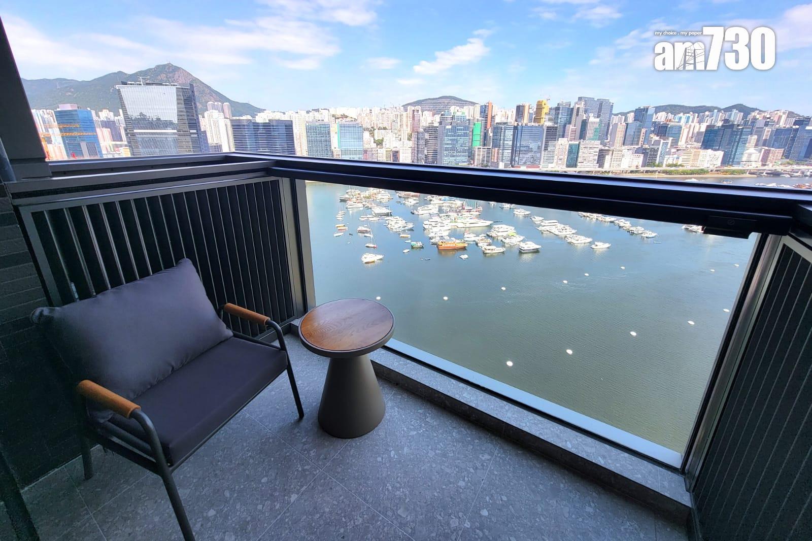 柏蔚森示範單位|666呎連裝修三房戶 廳房均享遊艇海景 (多圖有片)|啟德新盤