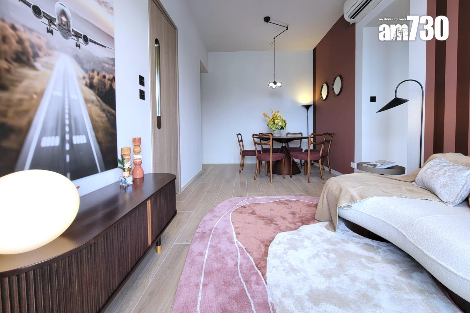 柏蔚森示範單位|666呎連裝修三房戶 廳房均享遊艇海景 (多圖有片)|啟德新盤