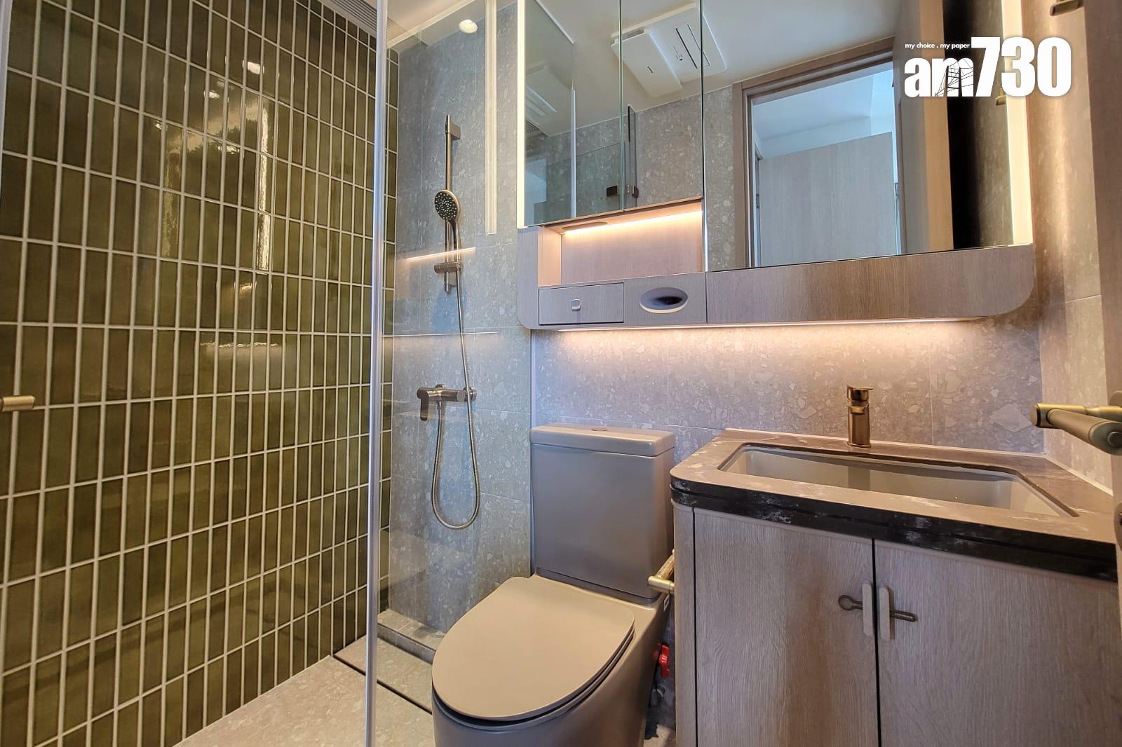 柏蔚森示範單位|666呎連裝修三房戶 廳房均享遊艇海景 (多圖有片)|啟德新盤