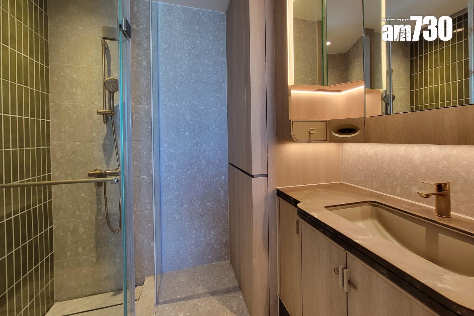 柏蔚森示範單位|666呎連裝修三房戶 廳房均享遊艇海景 (多圖有片)|啟德新盤