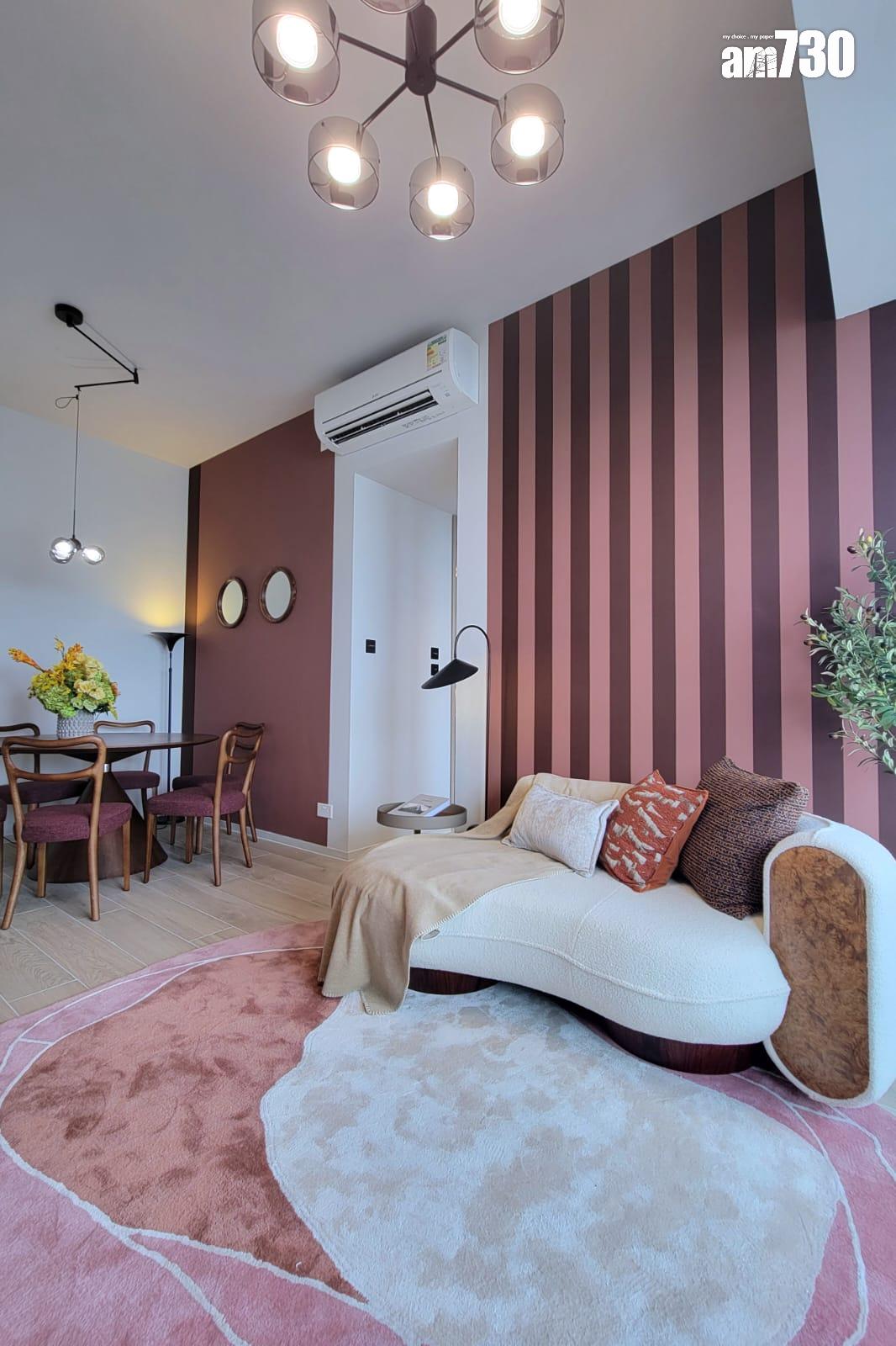 柏蔚森示範單位|666呎連裝修三房戶 廳房均享遊艇海景 (多圖有片)|啟德新盤