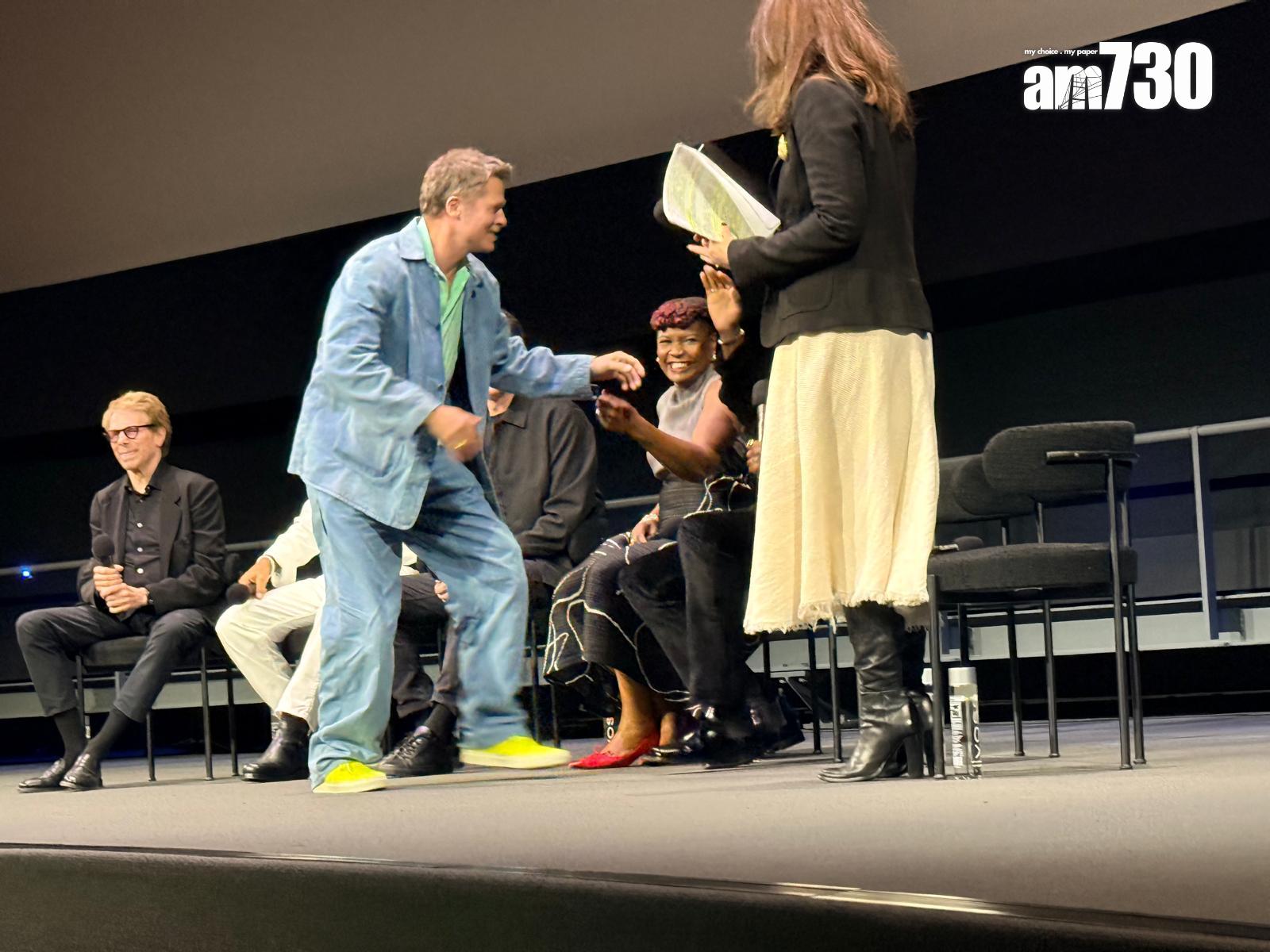 荷李活巨星畢彼特主演電影《F1電影》有望殺入各大頒獎禮。 (Lilly Lui攝)