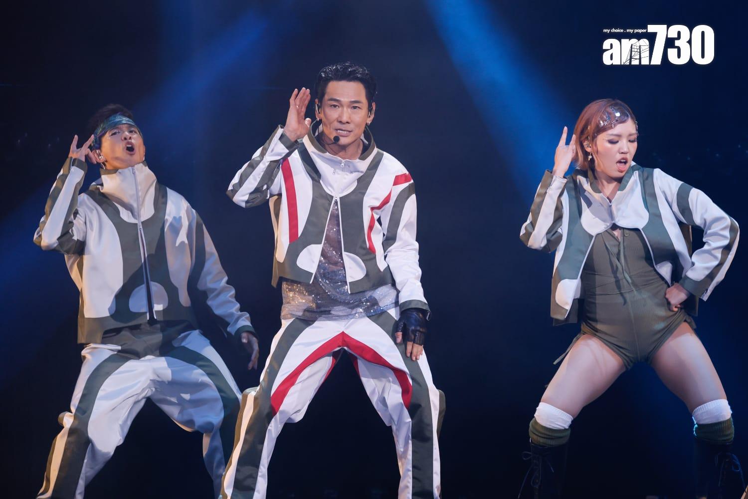 杜德偉(Alex)演唱會《GETUP 世界巡迴演唱會 - 香港站》尾場。(蘇文傑攝)