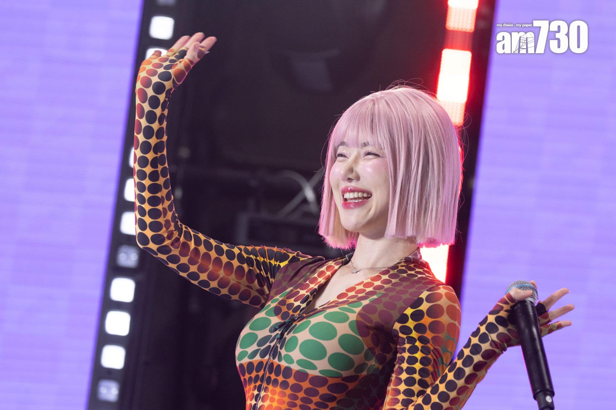 韓國火辣女神DJ SODA到亞博為DesignerCon活動擔任表演嘉賓。 (蘇文傑攝)