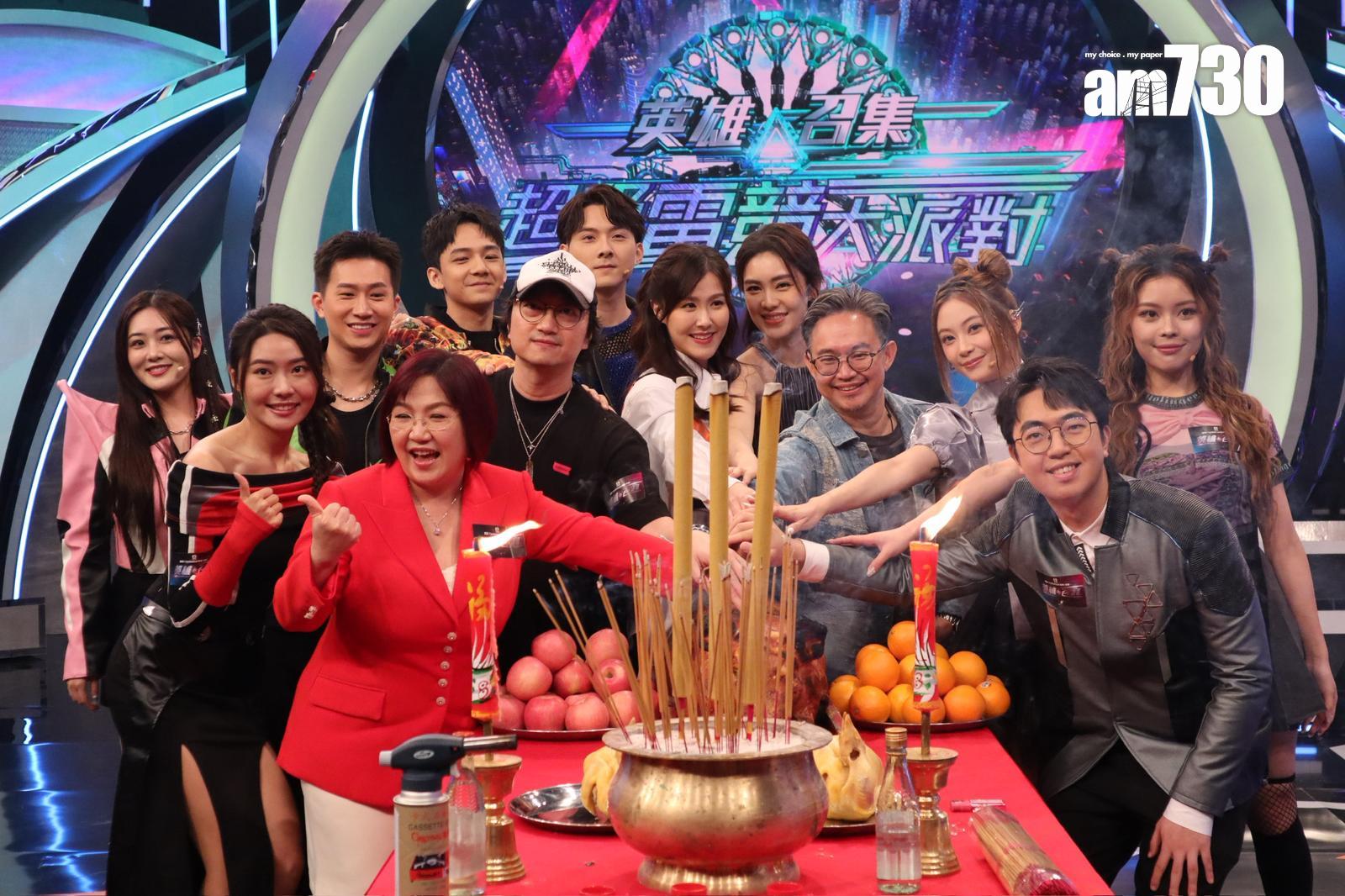 戴祖儀今日(5日)出席《2025特戰英豪巴黎全球冠軍賽》拜神儀式。(娛樂組攝)