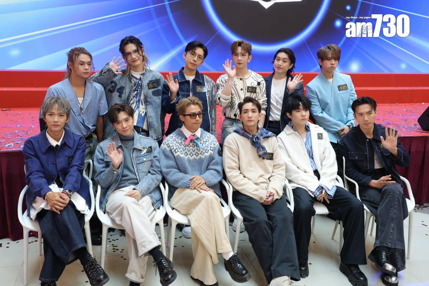 MIRROR將於《全民造星 Family跨年倒數》與觀眾倒數。(林俊源攝)