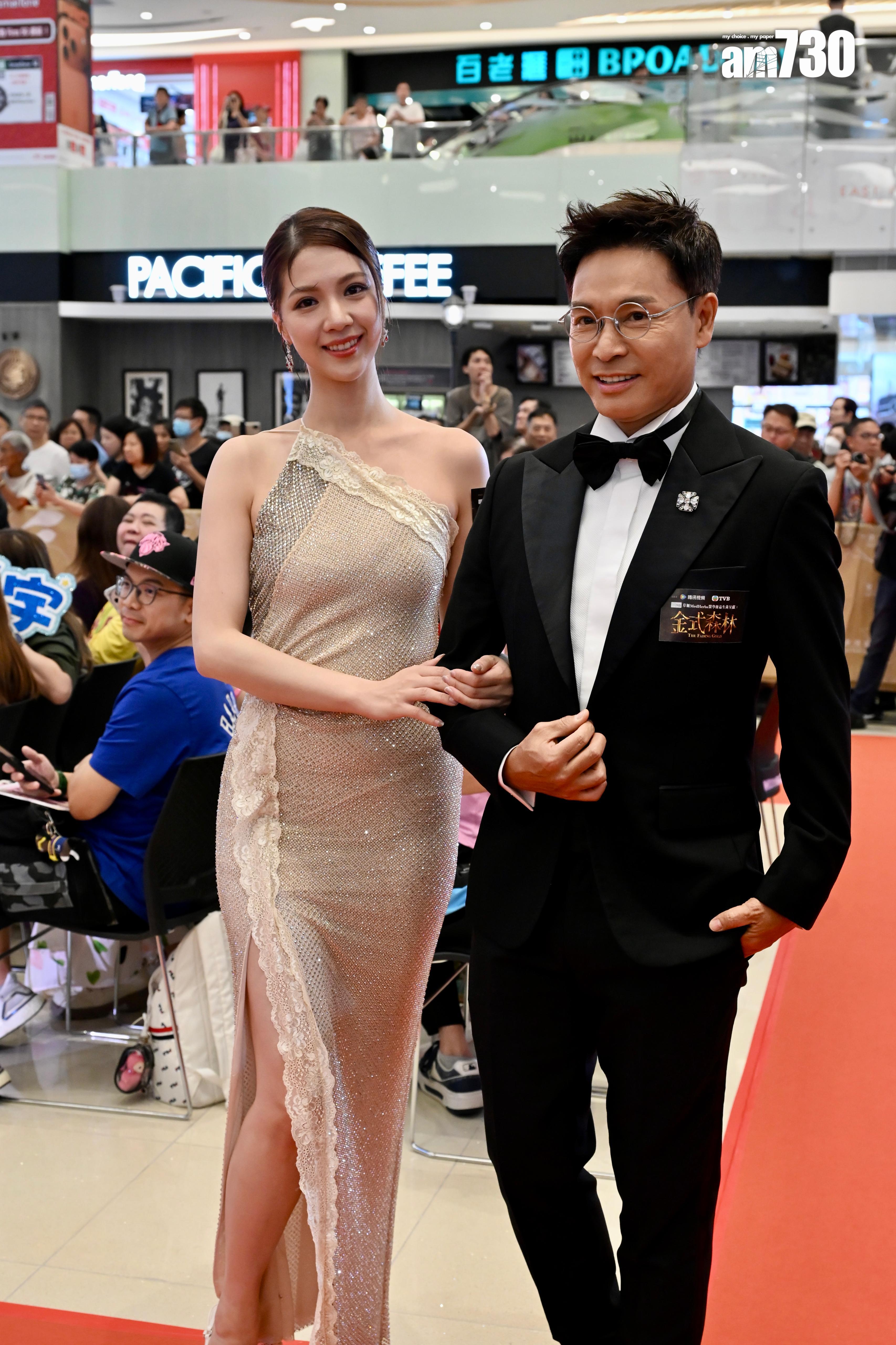 郭晉安與陳曉華這對CP頗合襯。(娛樂組攝)