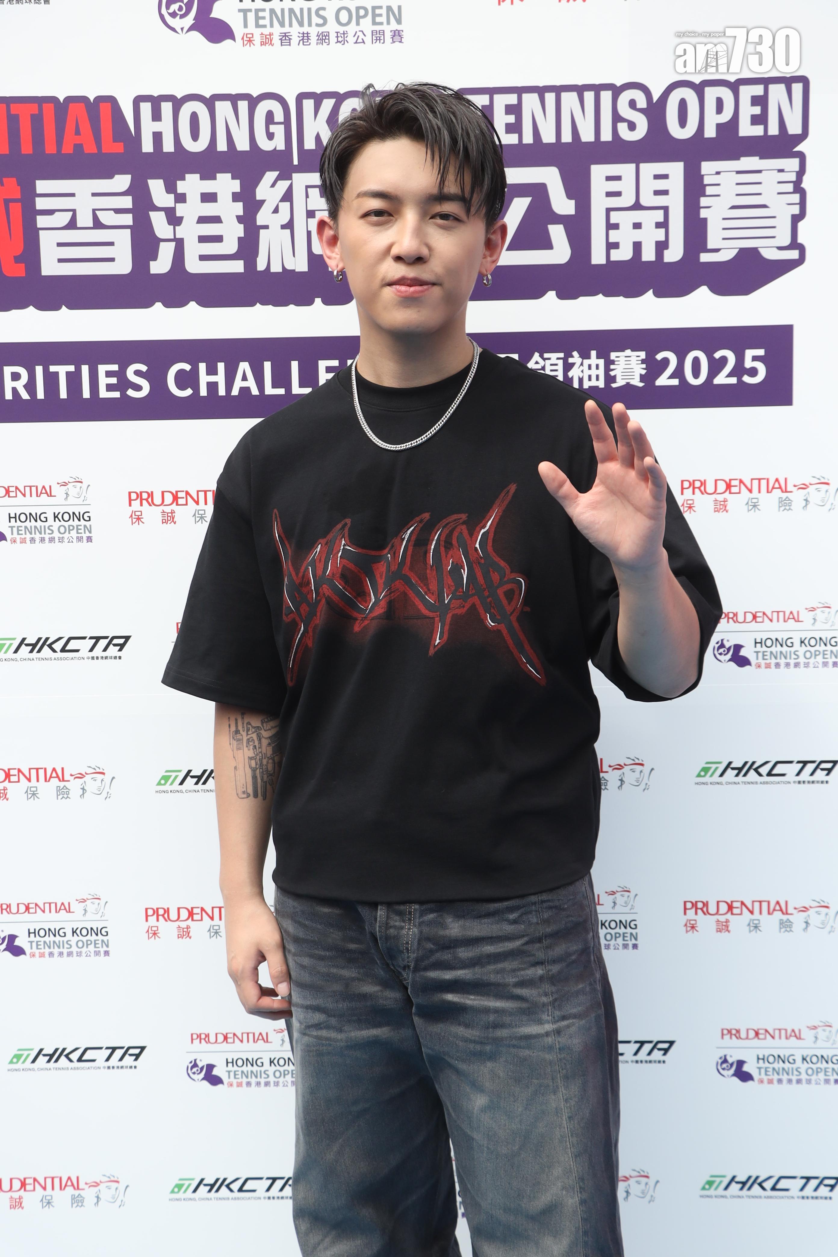 MC張天賦自認近日操肌瘦身遇樽頸位。(娛樂組攝)