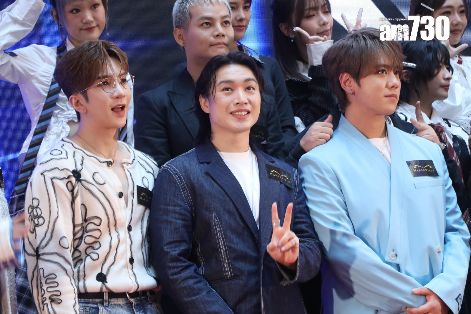 姜濤、Jer和Anson Lo。(林俊源攝)