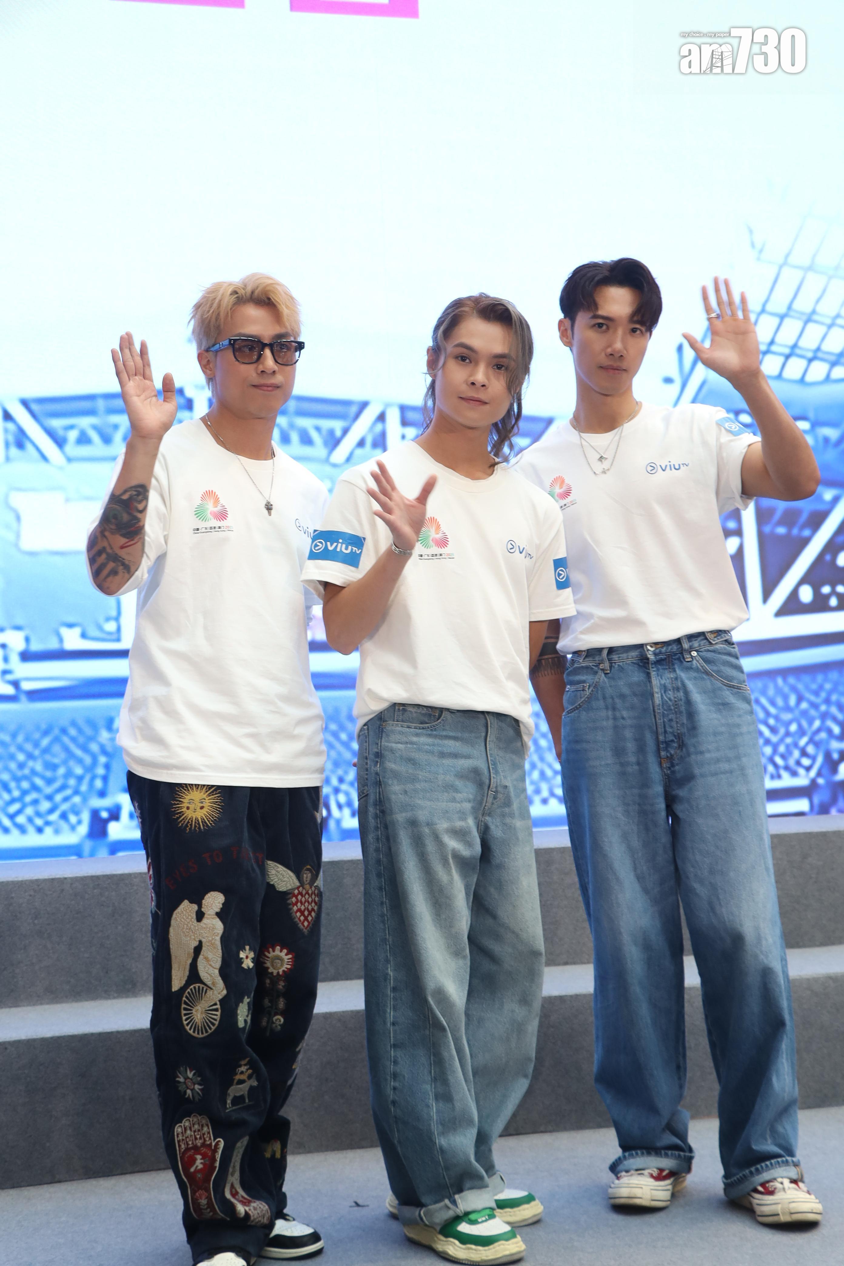 Stanley在新歌《二次覺醒》MV再次解放「大表波」,被AK和Stanley投訴迫爆結他。(娛樂組攝)