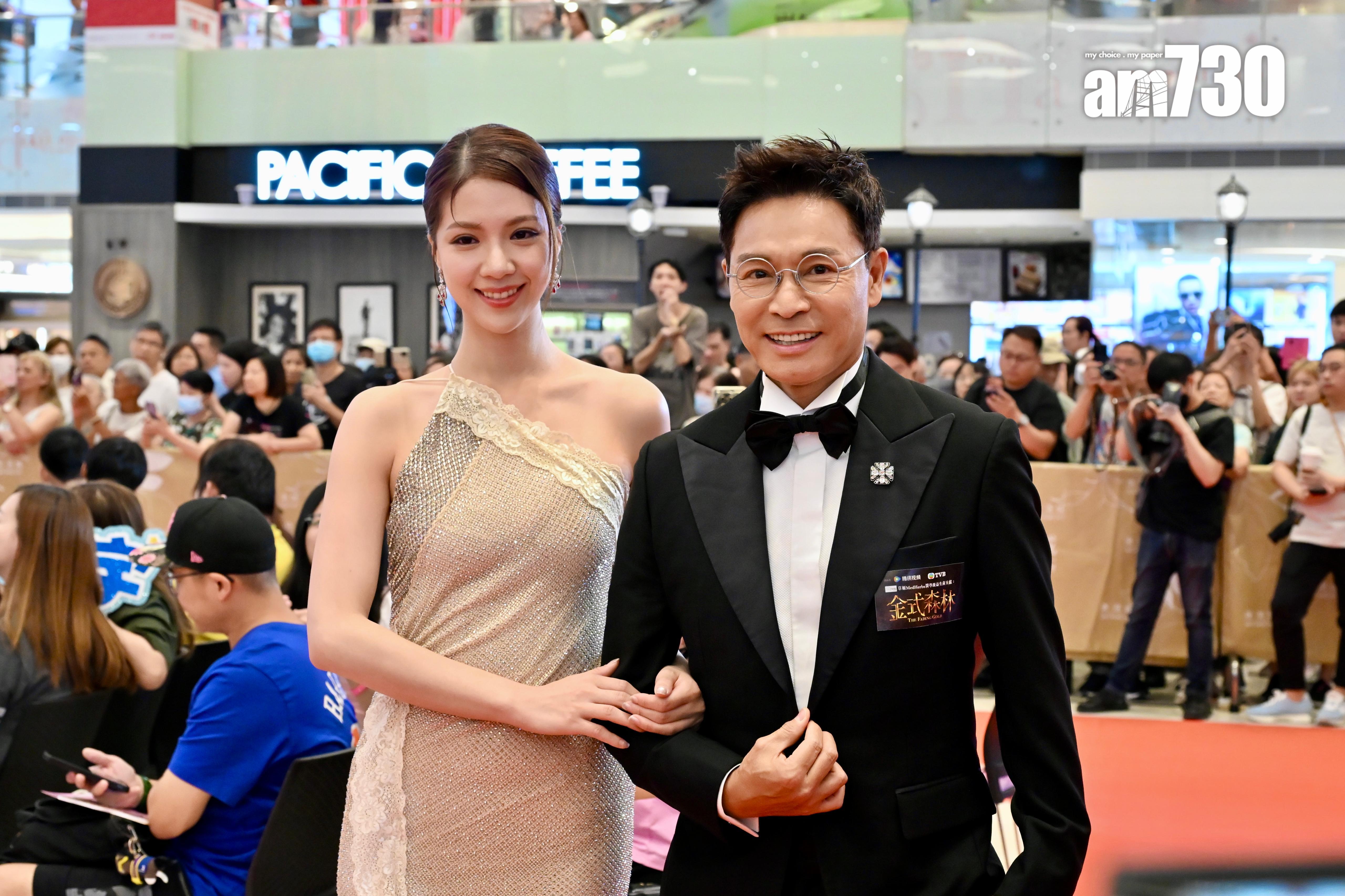 郭晉安與陳曉華這對CP頗合襯。(娛樂組攝)