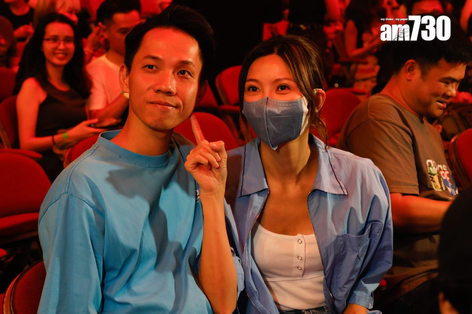 杜德偉巡迴演唱會舉行香港站尾場,吳若希夫婦結伴入場支持。(蘇文傑攝)