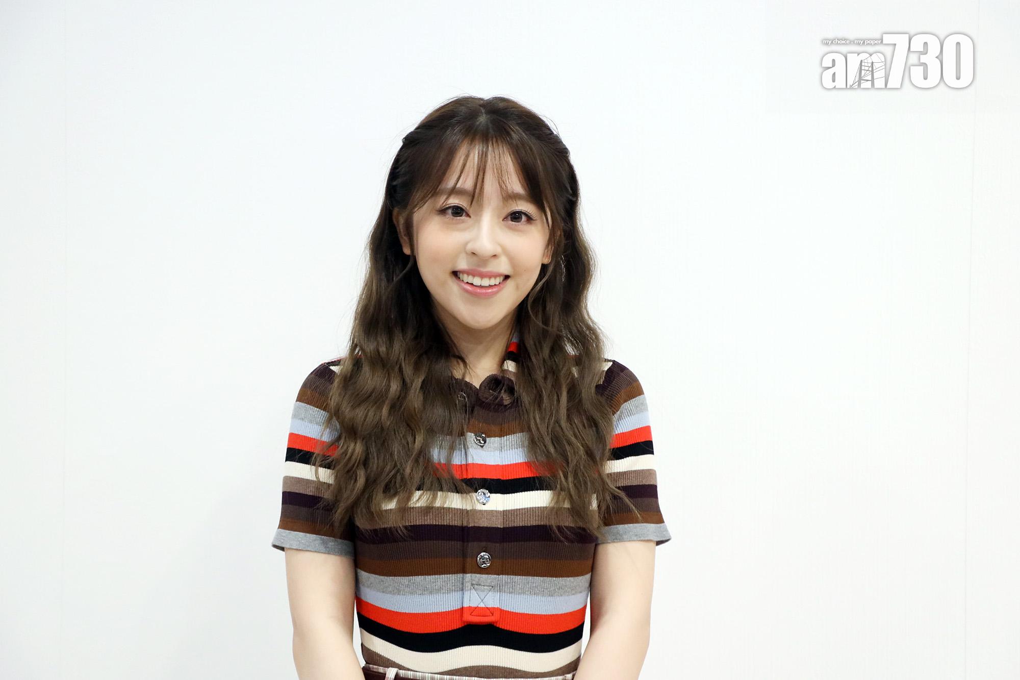 Edan細妹小如豬首次單獨出席時裝品牌活動。(娛樂組攝)