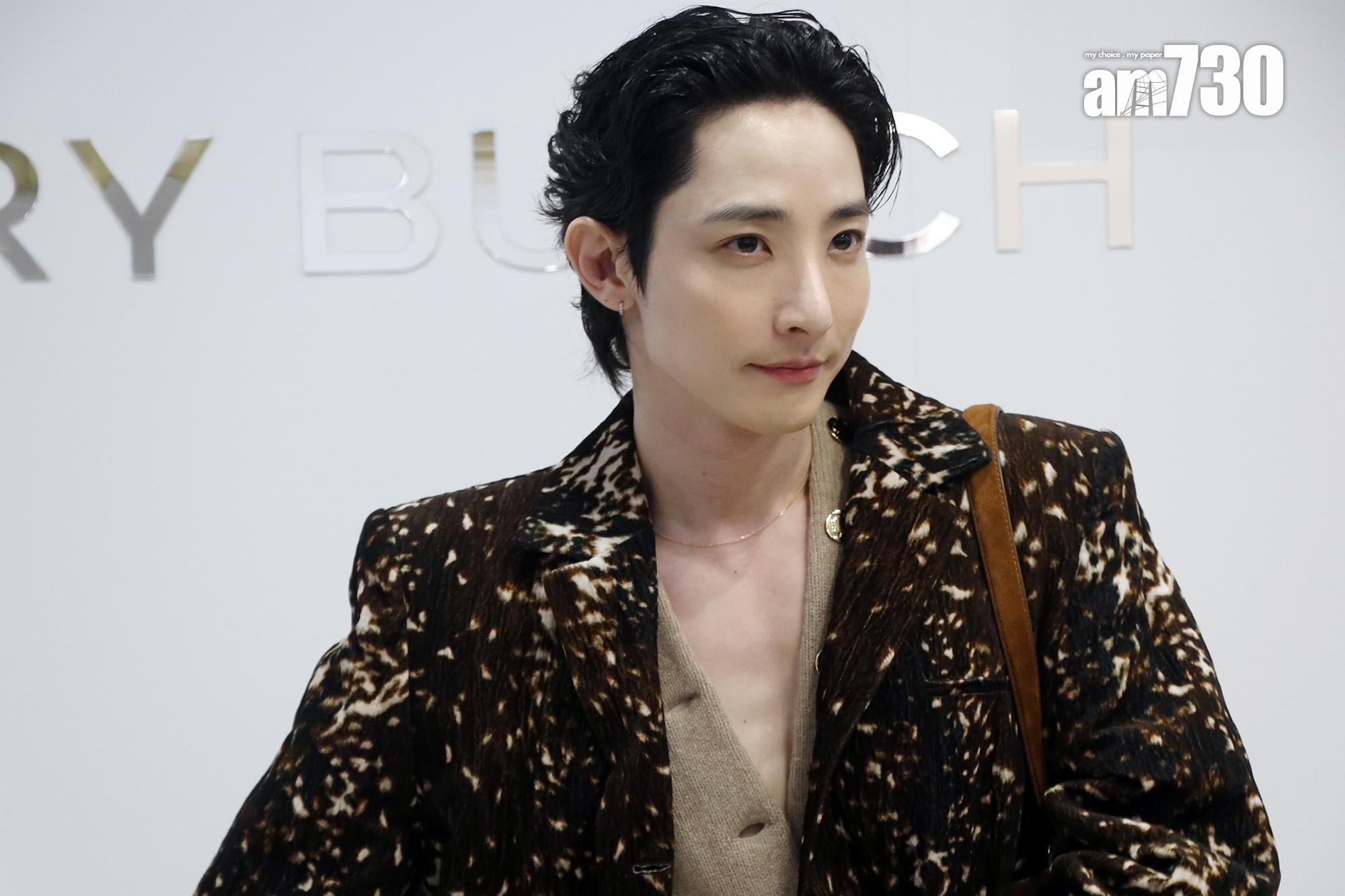 韓國男神李洙赫相隔10年再來港,出席時裝尚品牌活動。(娛樂組攝)