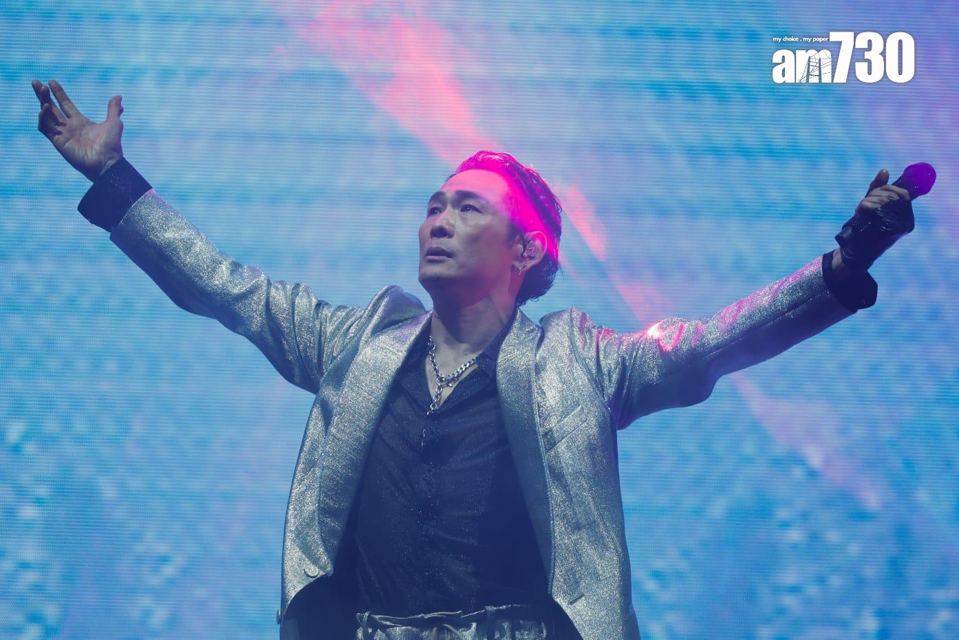 杜德偉(Alex)演唱會《GETUP 世界巡迴演唱會 - 香港站》尾場。(蘇文傑攝)